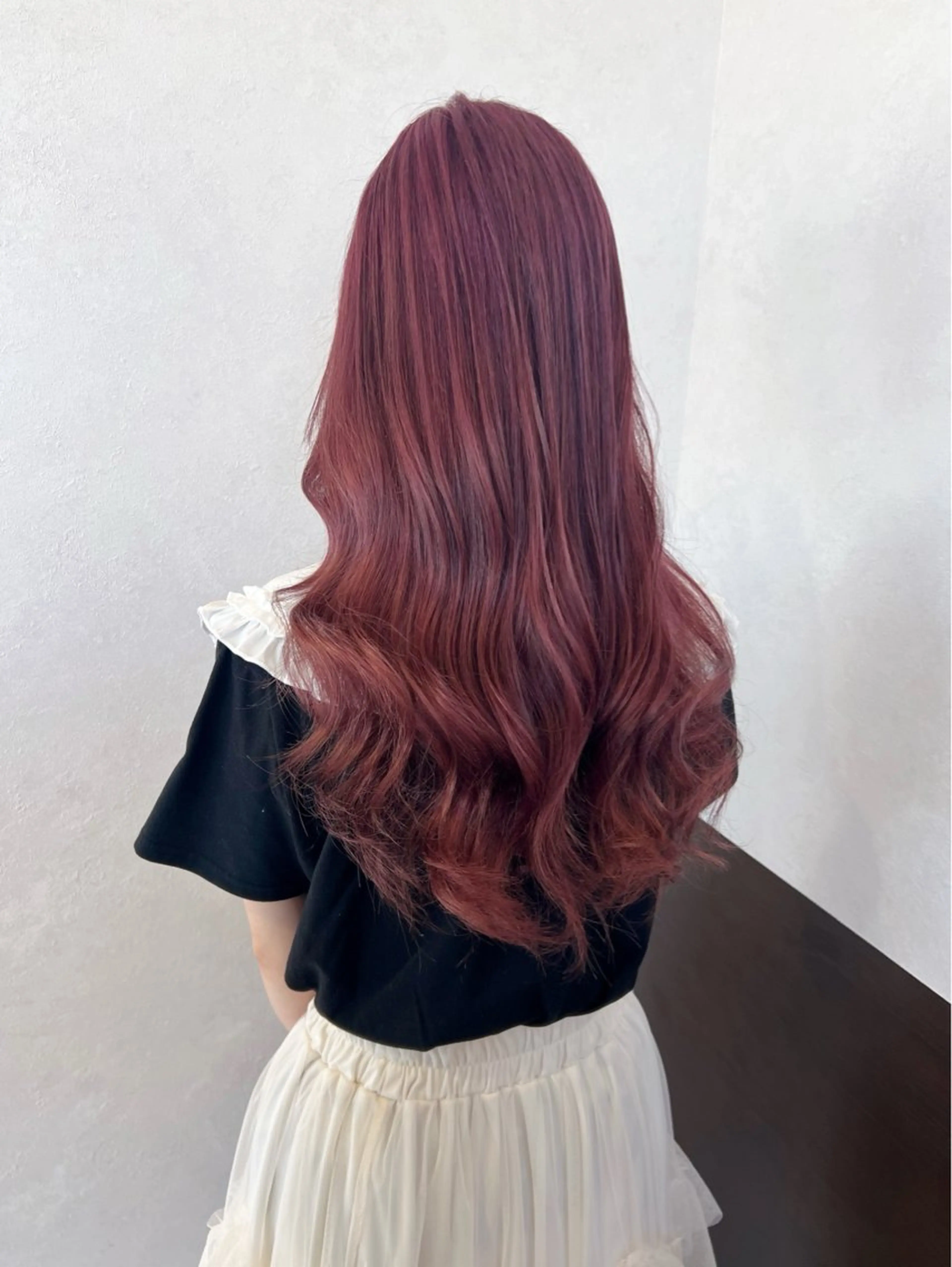カラー nehus nagaoka所属・🖤複雑履歴ブリーチ Mizuki 🖤のヘアスタイル