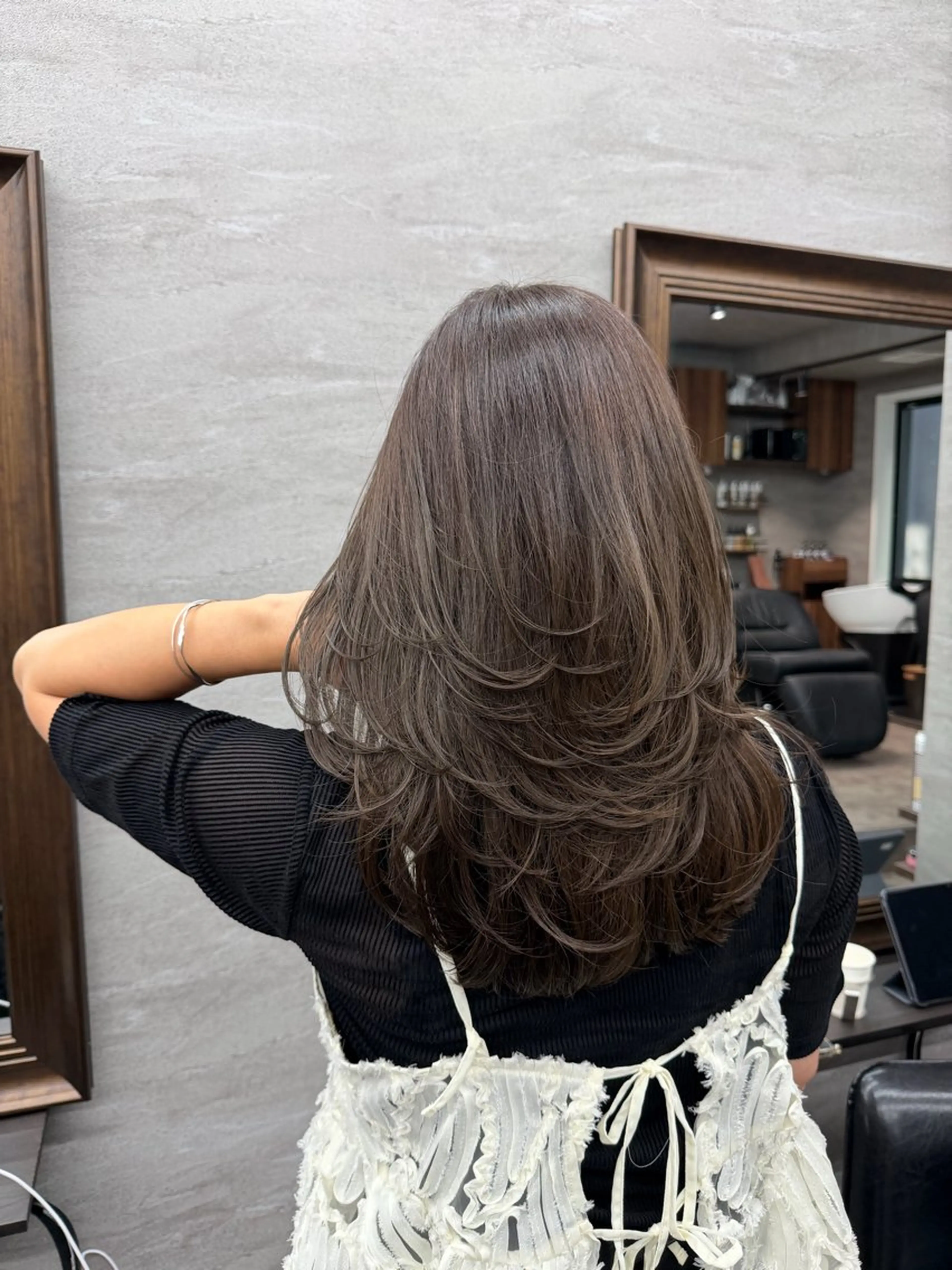 ロング カラー カット ヘアカラー トリートメント 🔷似合わせのプロ KUMA🔷のヘアスタイル