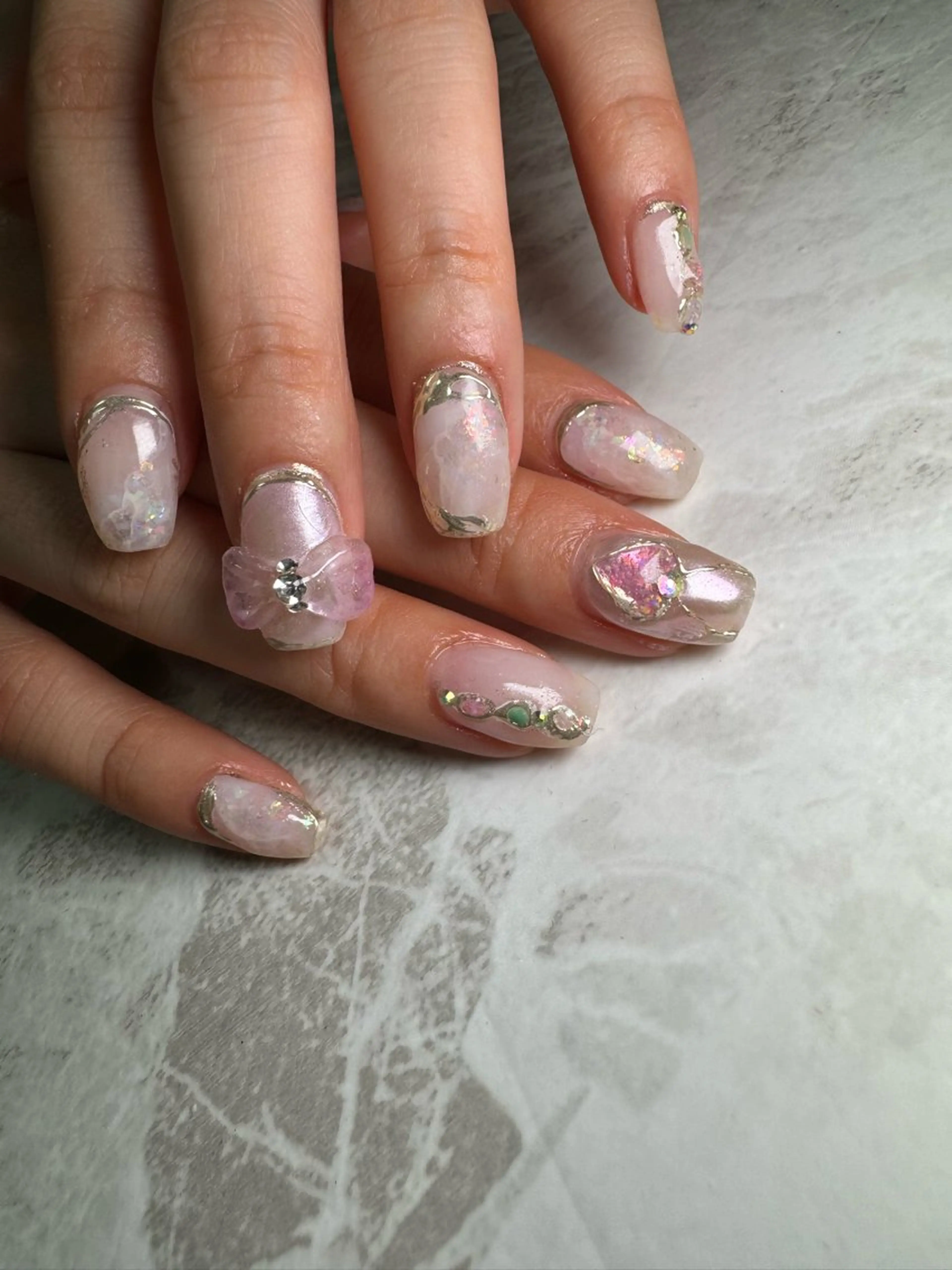 ネイル ハンドネイル YOUTH nails waxing所属・YOUTH natsumiのネイルデザイン