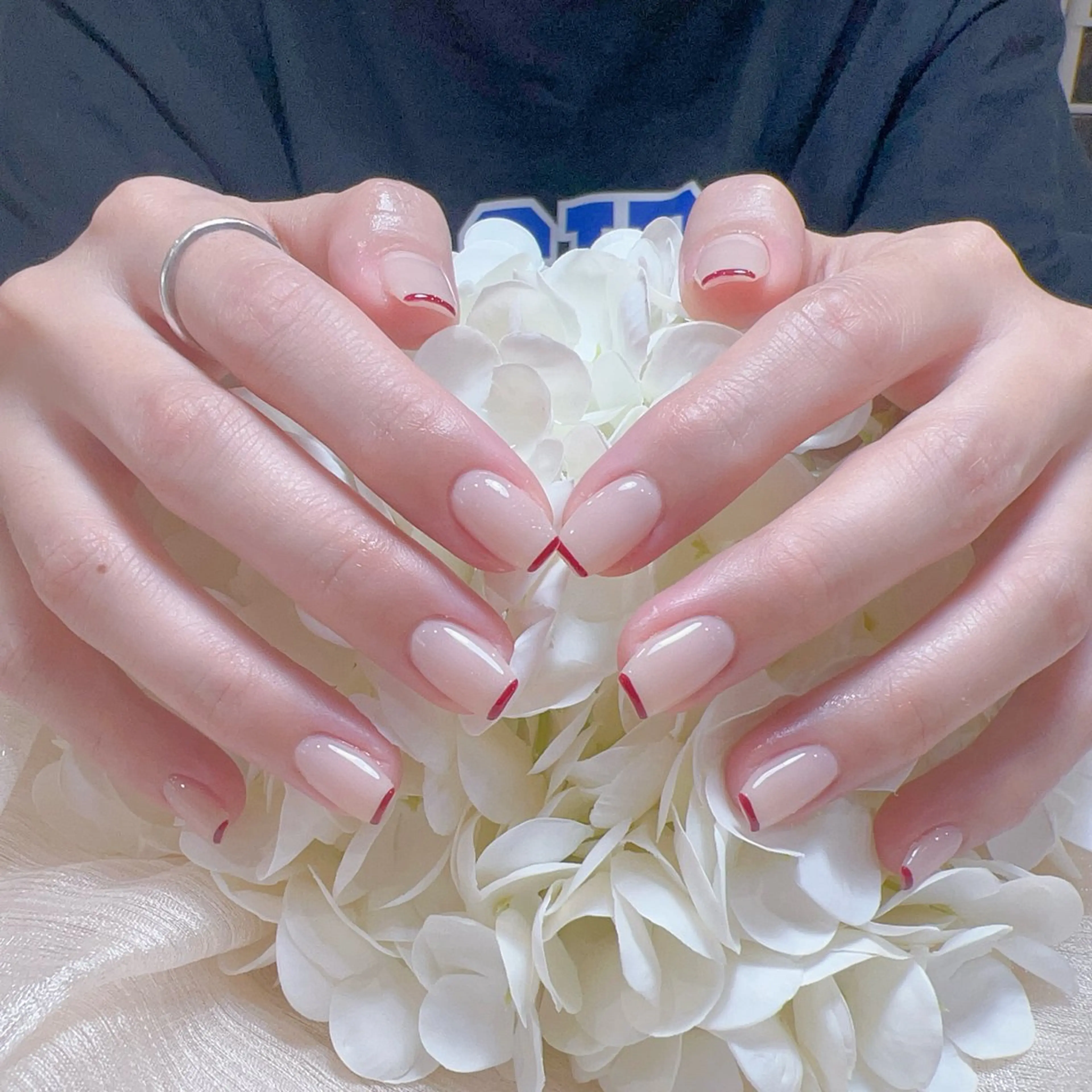 スキニーフレンチ【オフ無料】500色以上のカラーからあなただけの選べるワンカラー×美フォルム。の写真