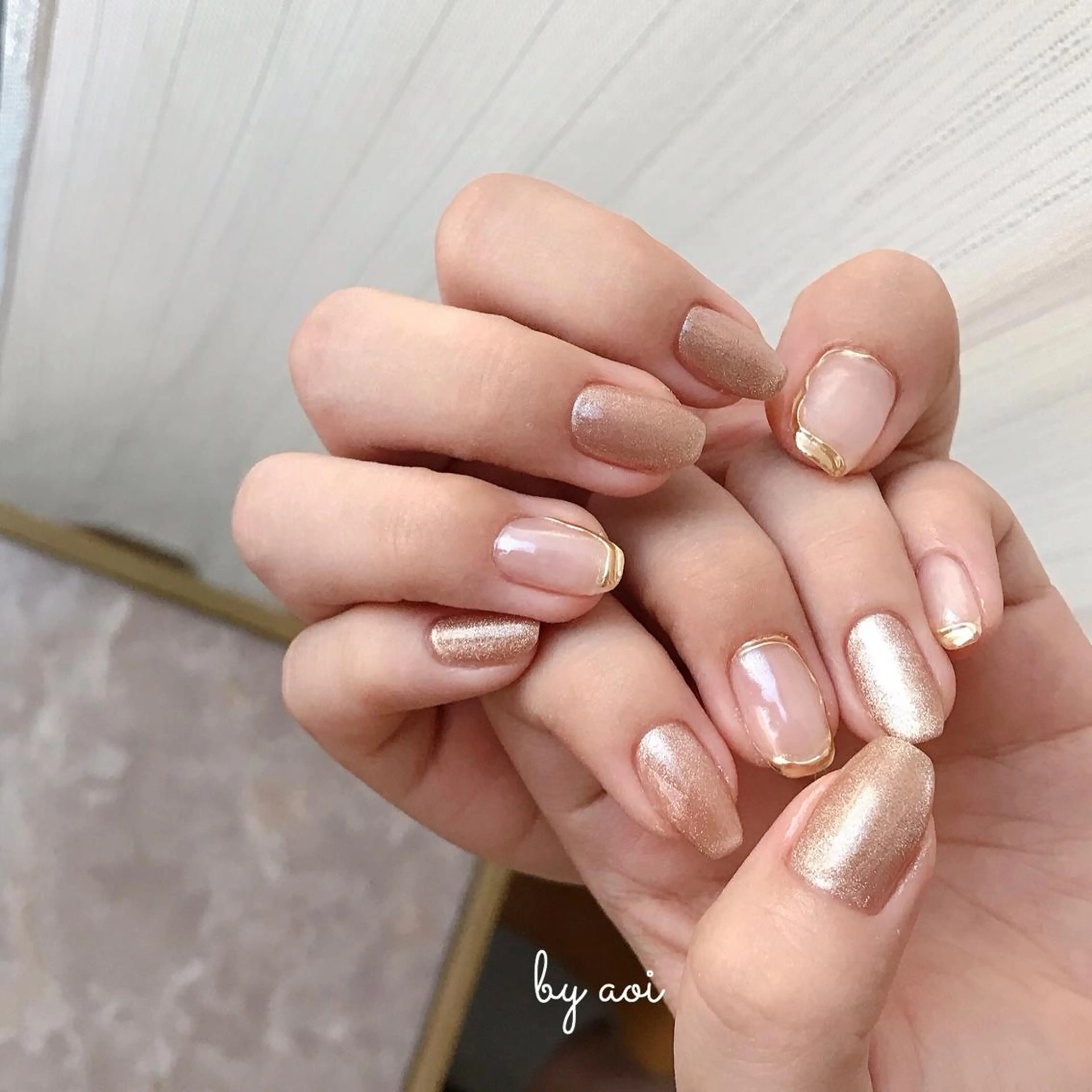 ネイル マグネットネイル ハンドネイル フットネイル Utopia nail_のネイルデザイン