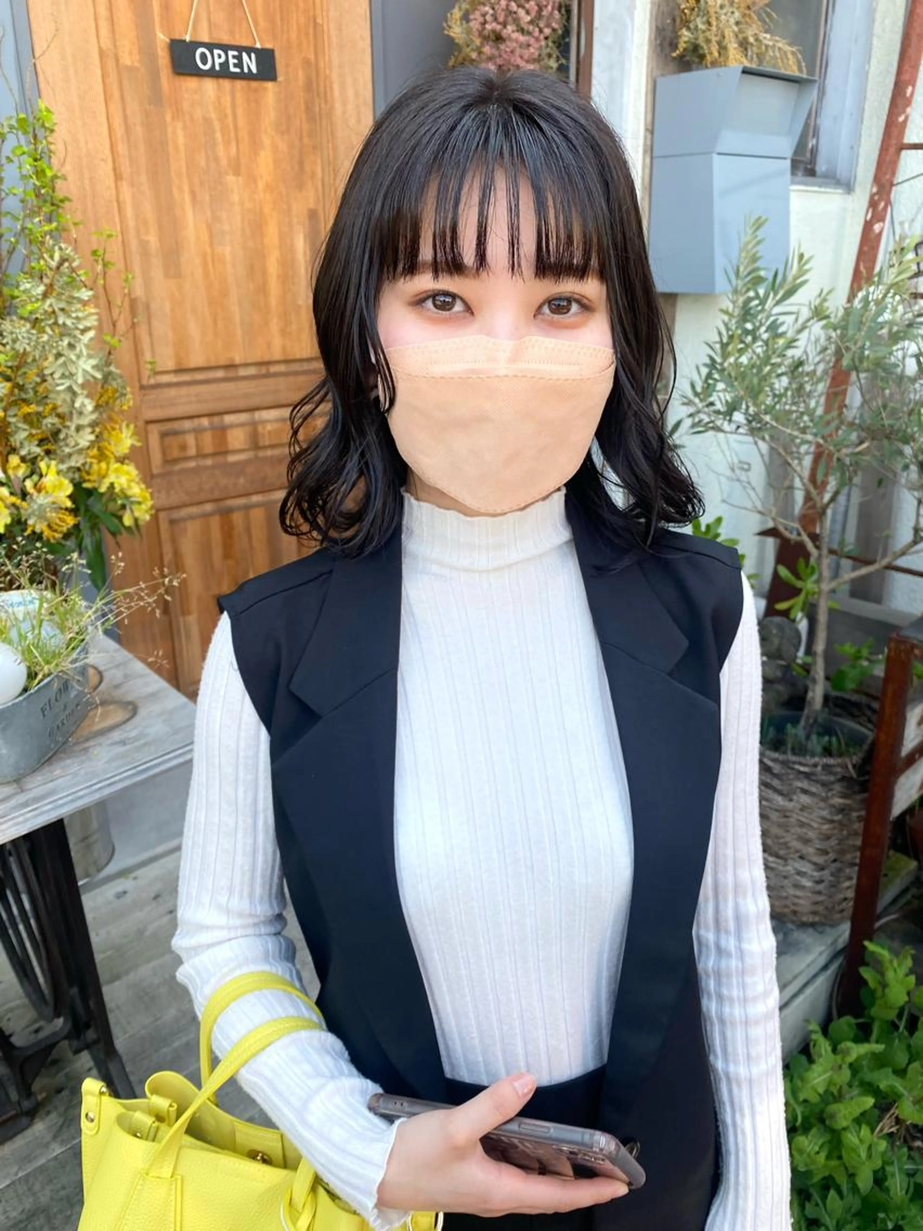 ブリーチしないWカラー➕カット➕トリートメントの写真