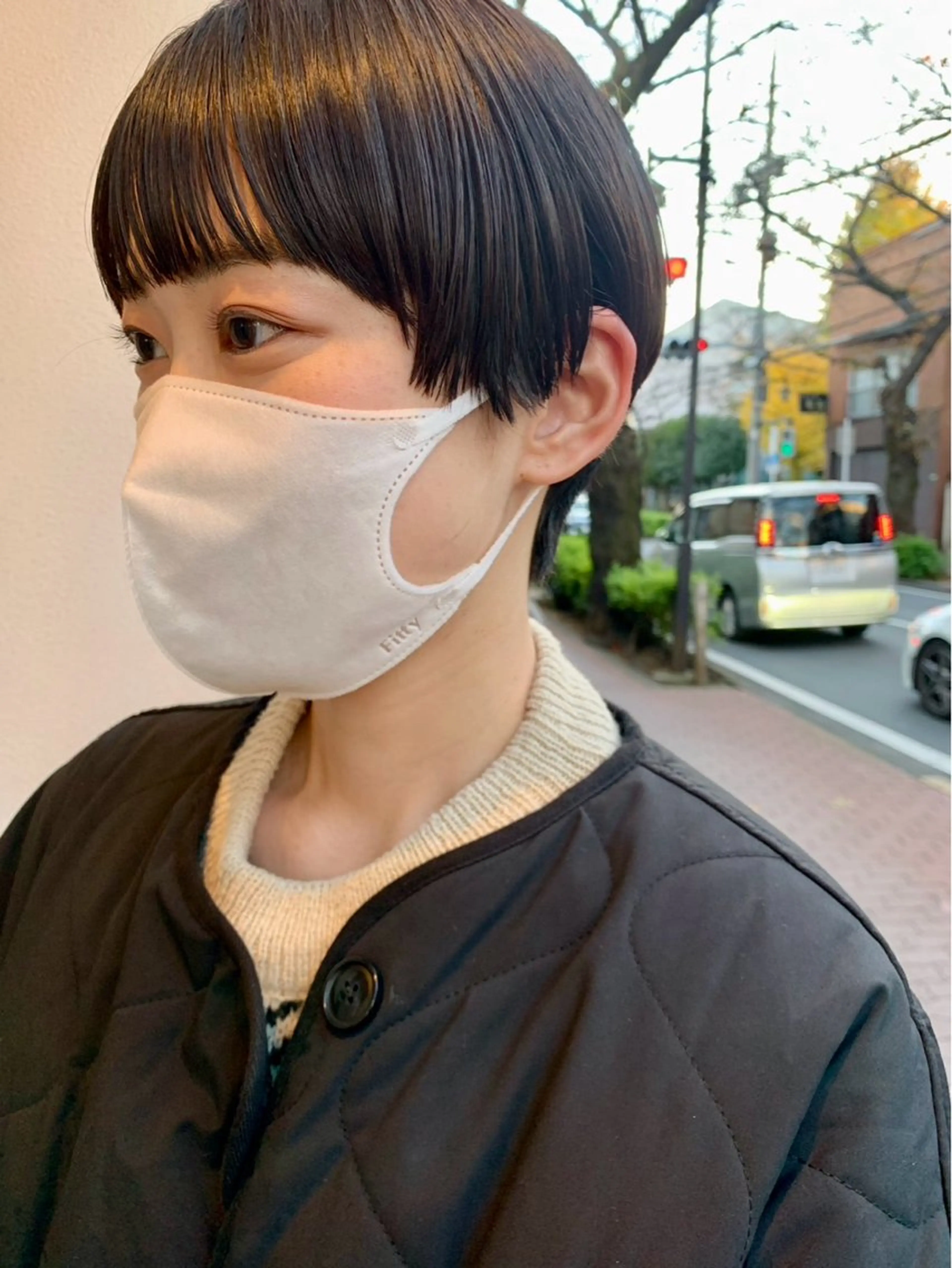 ショート デザインカット 加藤園のヘアスタイル