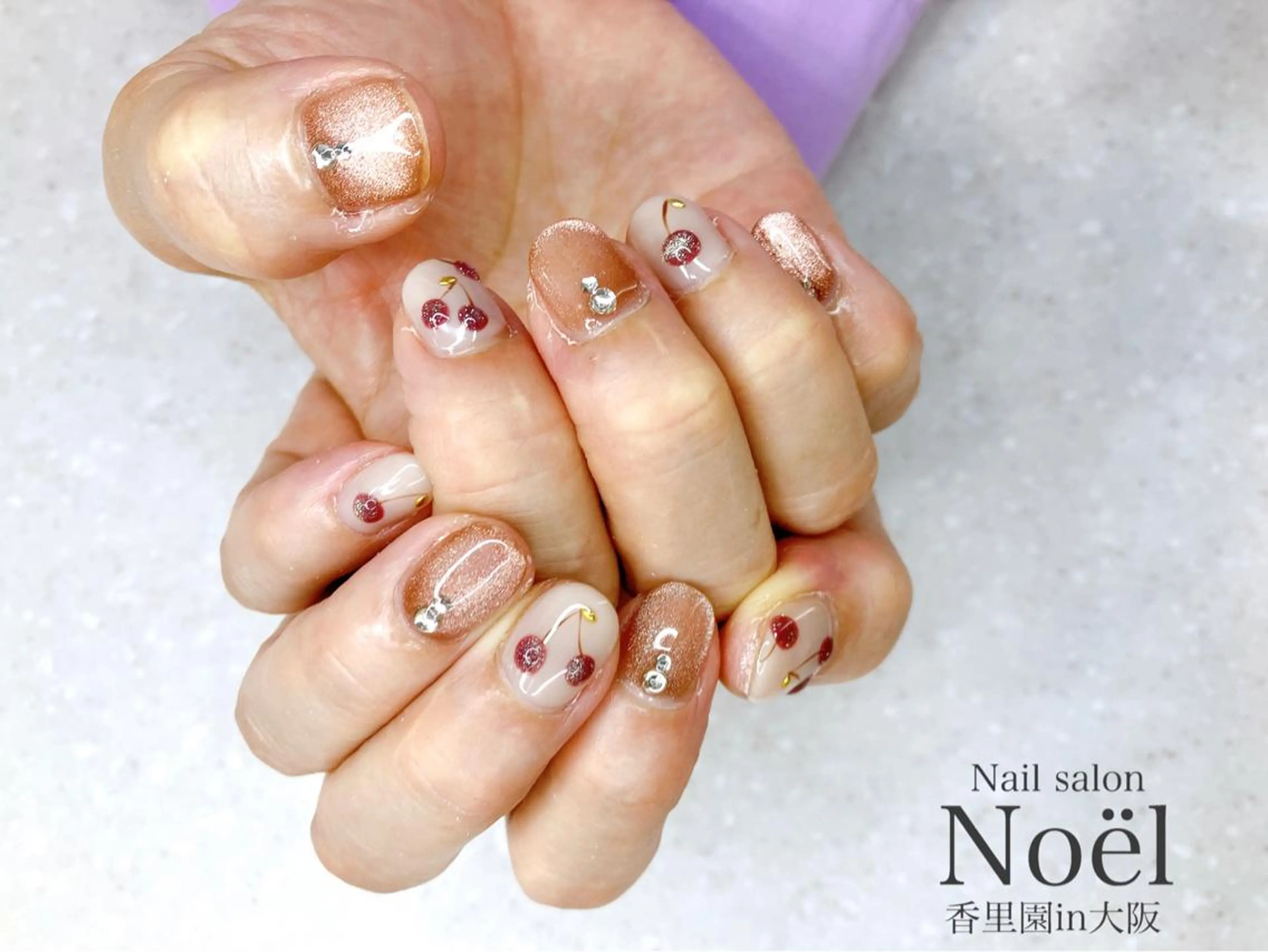 ネイル マグネットネイル ハンドネイル Nailsalon Noël所属・Nailsalon ＆Noelのネイルデザイン