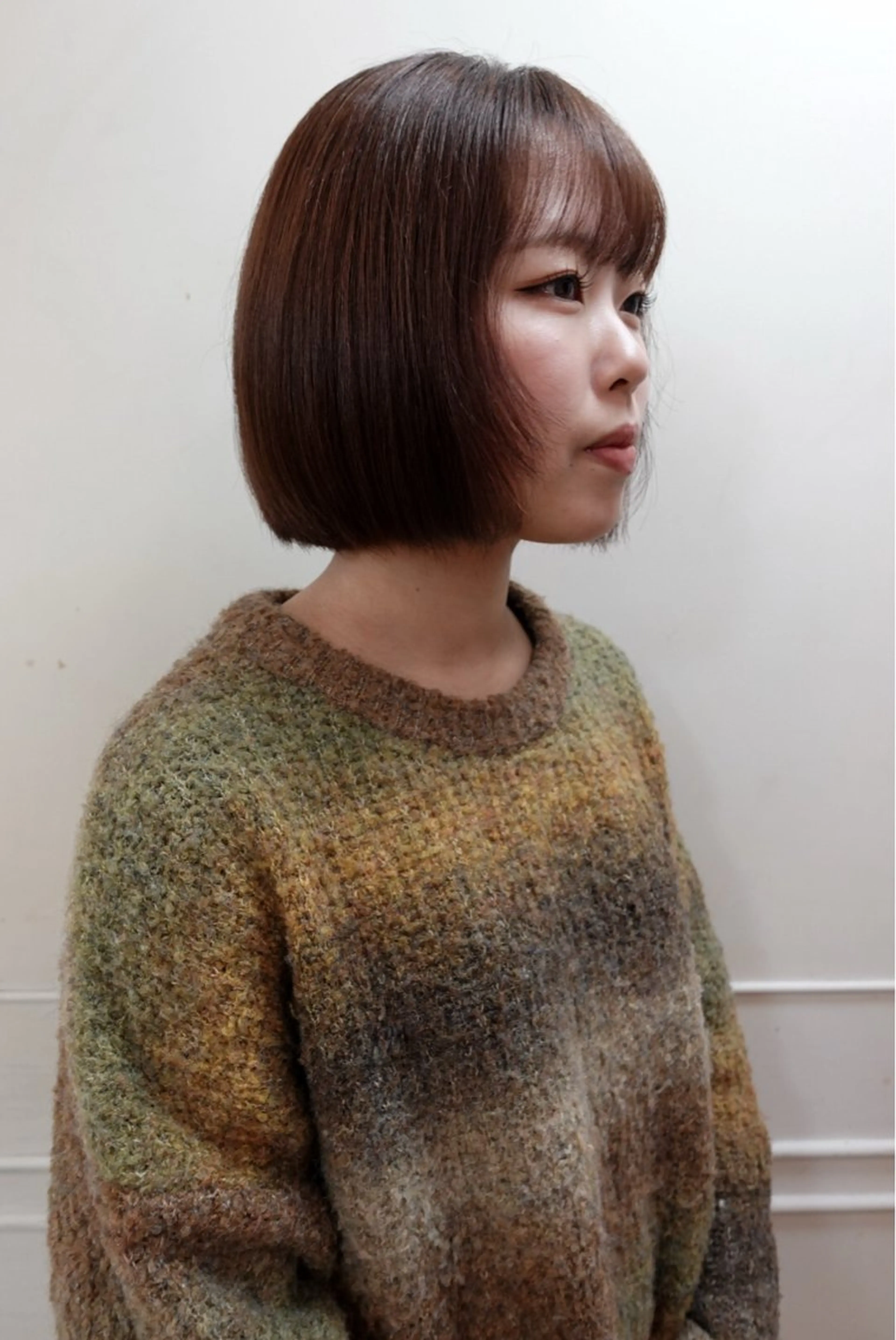 ミディアム カラー RINKA 岡崎美容室のヘアスタイル