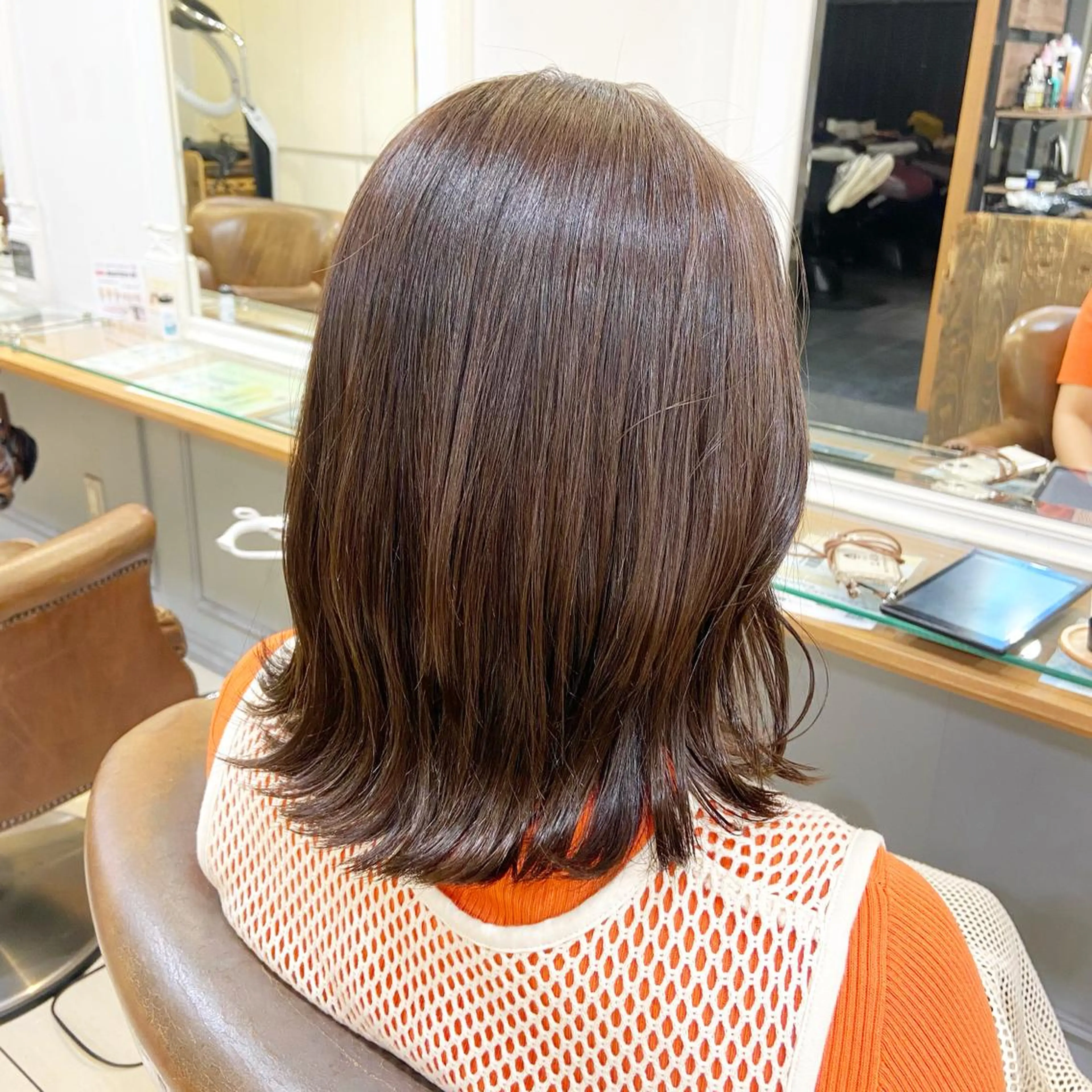 ミディアム カラー カット ヘアカラー 🫧 nanaco🫧のヘアスタイル