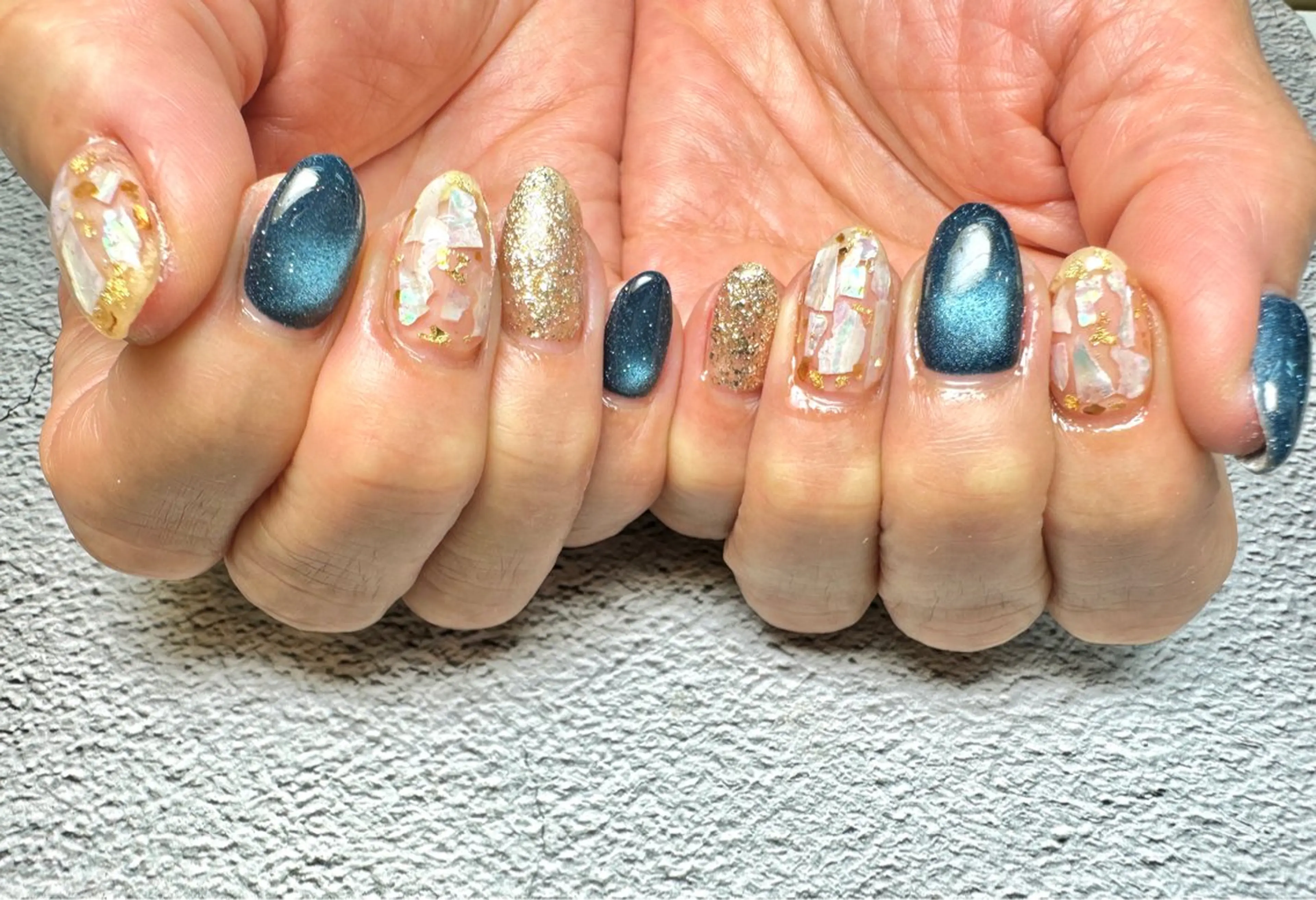 ネイル ハンドネイル Queennail 北堀江AYAのネイルデザイン