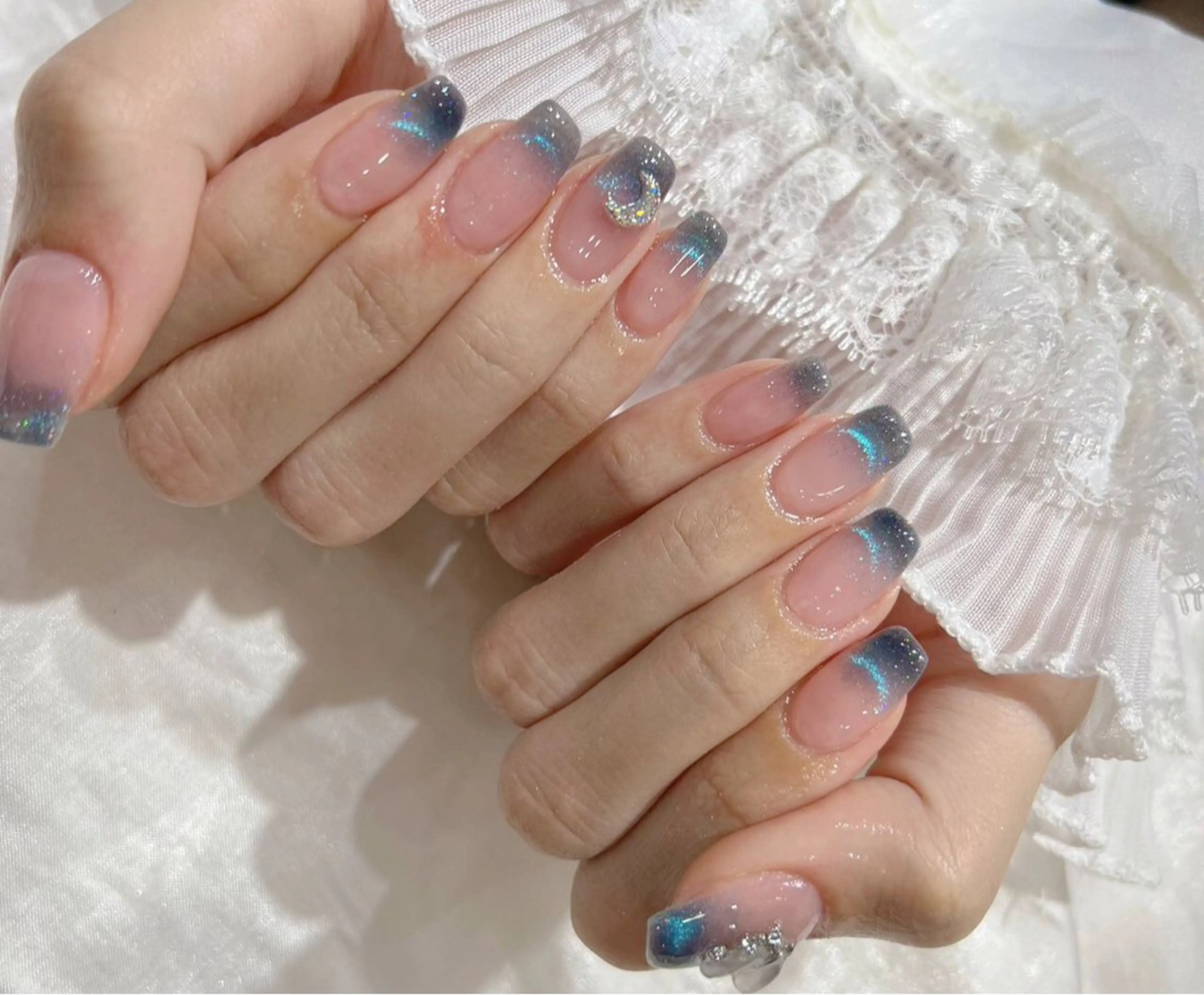 🎀ガラスフレンチ/ミラーフレンチ/マグネットフレンチ・クリアベース🎀の写真