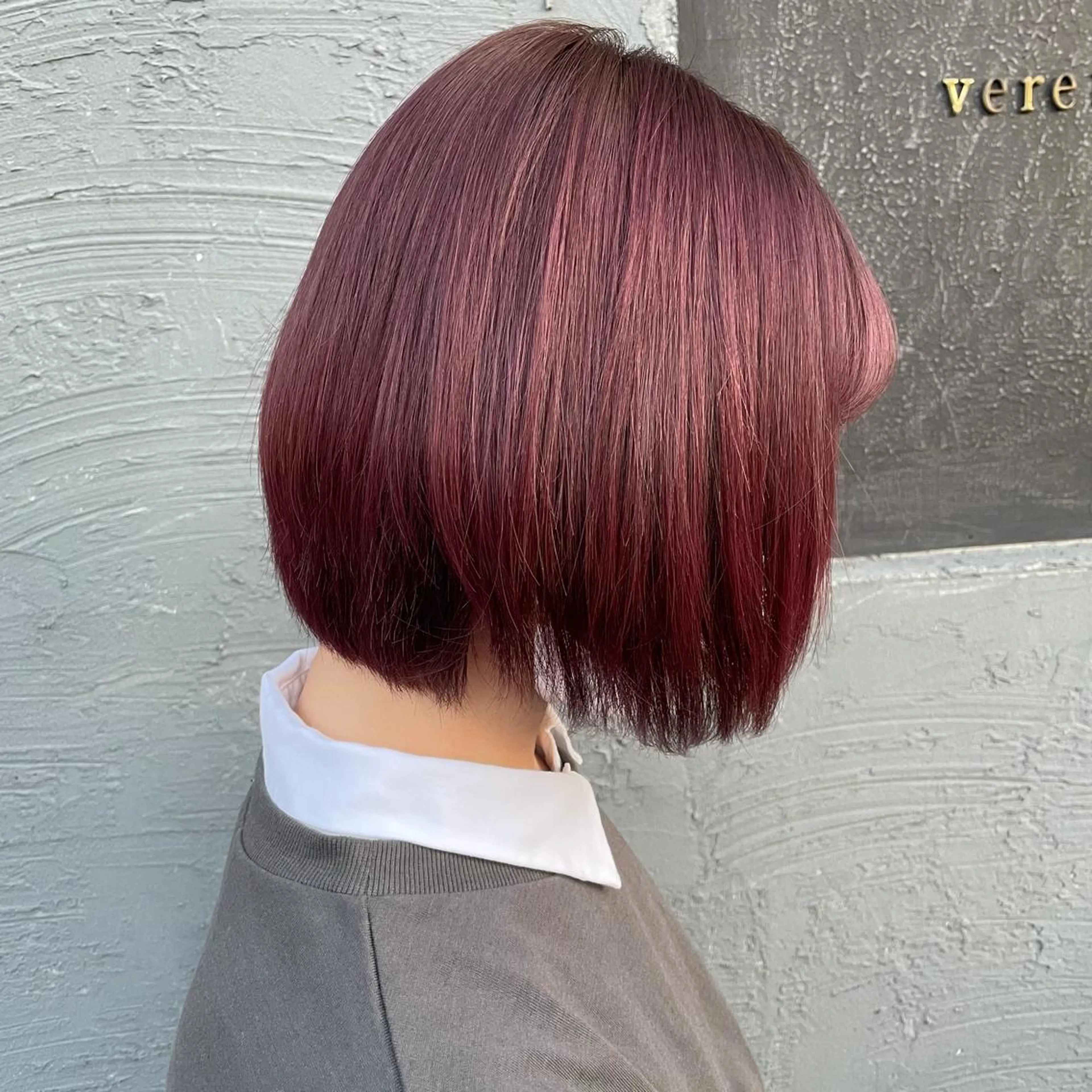 🍊🍎【ブリーチなしWcolor】でpink、orange🍇🍒パキッと​〜​大人ピンクまで♩の写真
