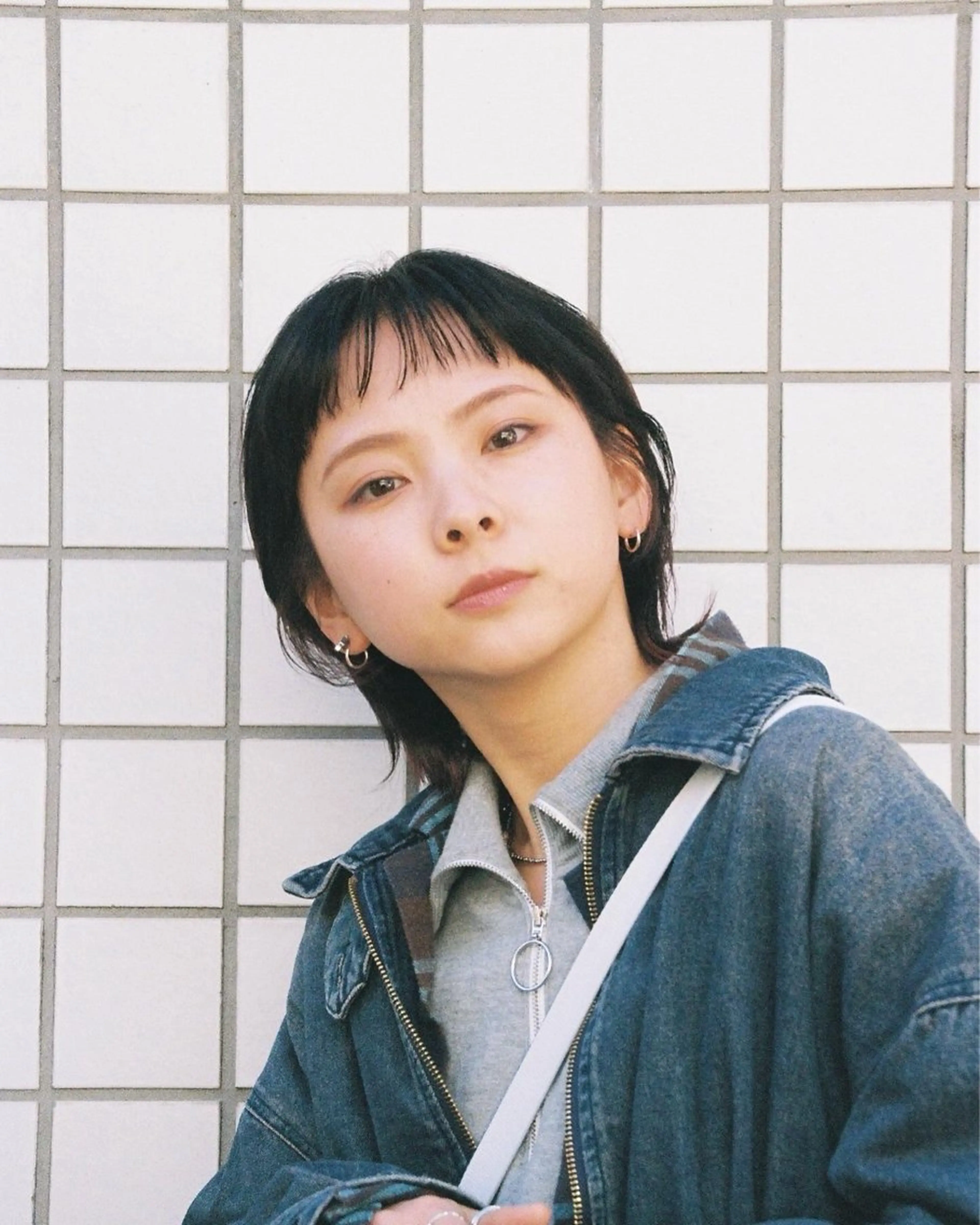 ミディアム カラー カット トリートメント 似合わせカット /パーマ岡本淳平のヘアスタイル