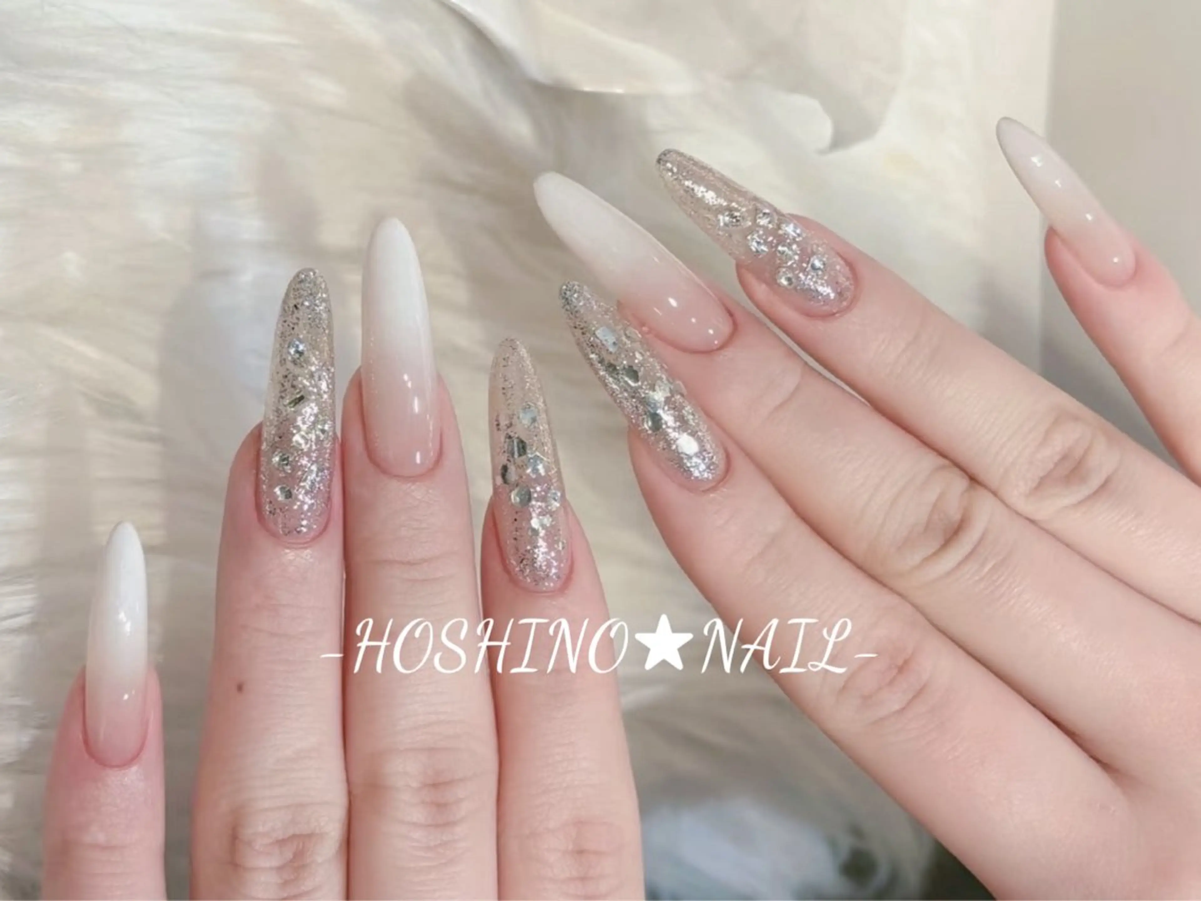 ネイル オーロラネイル チークネイル ドット フットネイル フレンチネイル ハンドネイル ★HOSHINO NAIL★新宿店のネイルデザイン