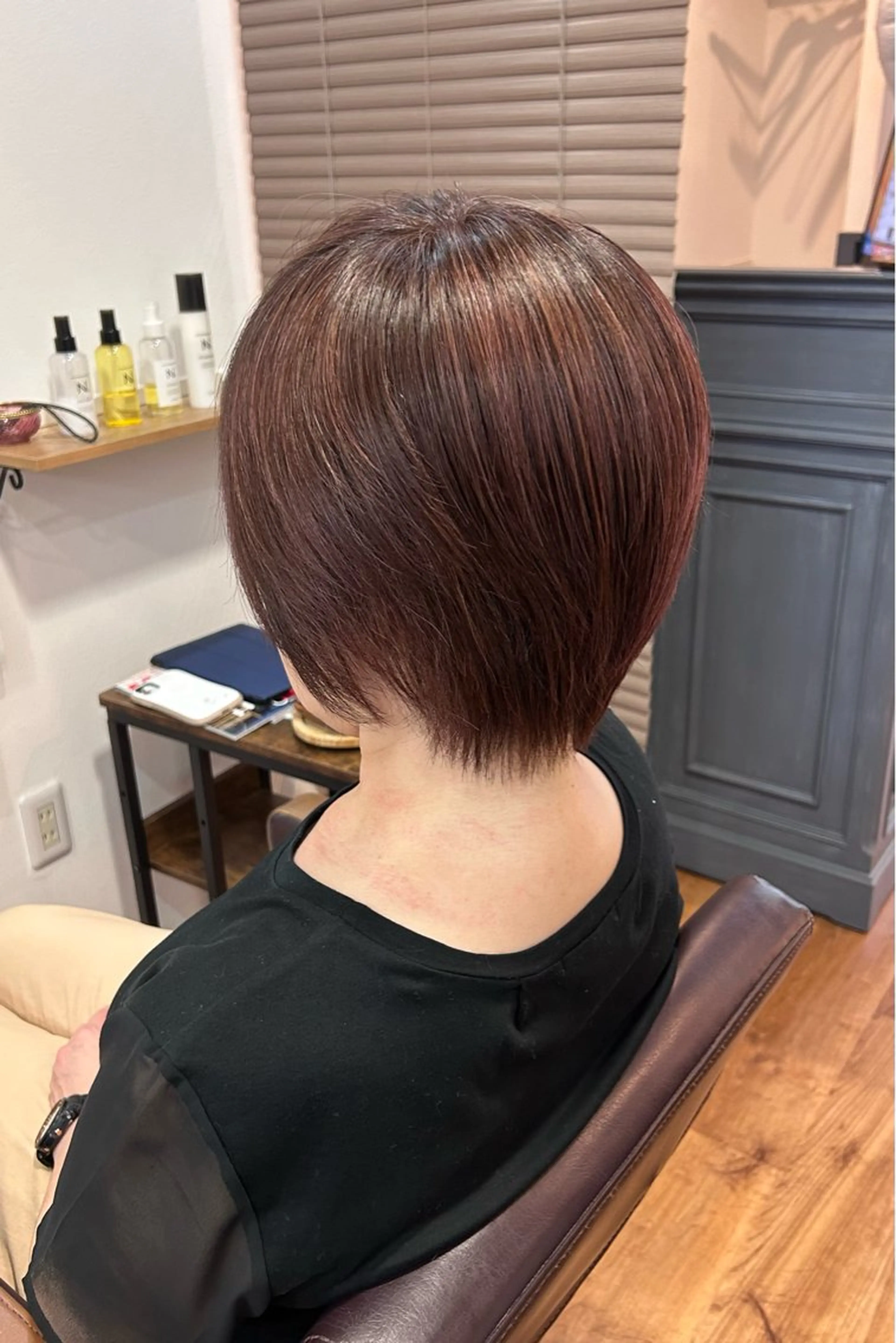 ショート カラー ハイライトカラー ピンクカラー ハイライト ヘアカラー flower所属・原田 歩実のヘアスタイル