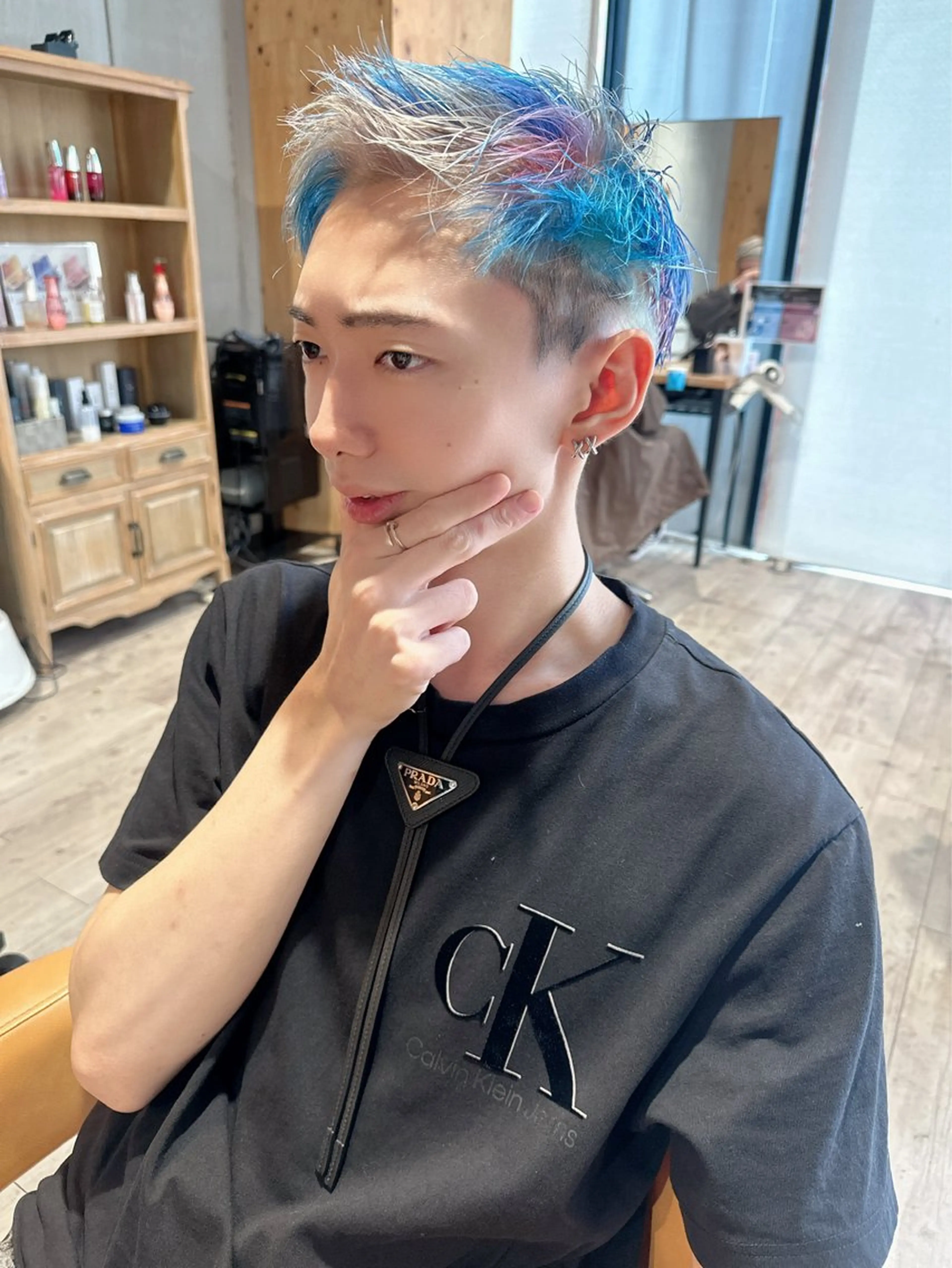 メンズ 派手カワ🌈💖 イノウエアヤカのヘアスタイル