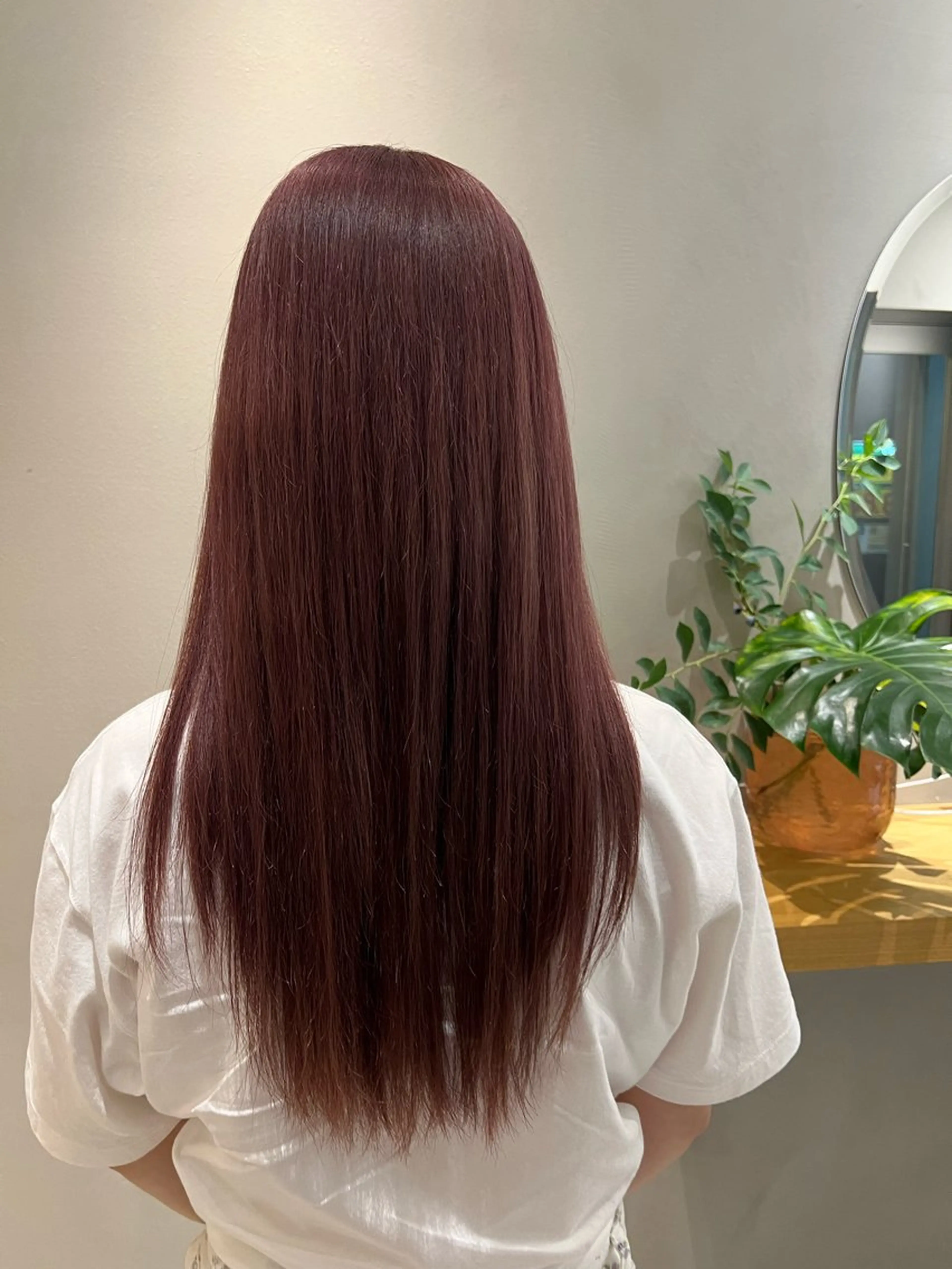 セミロング カラー 色落ち可愛い艶ハイト ーン🧊AZUKIのヘアスタイル