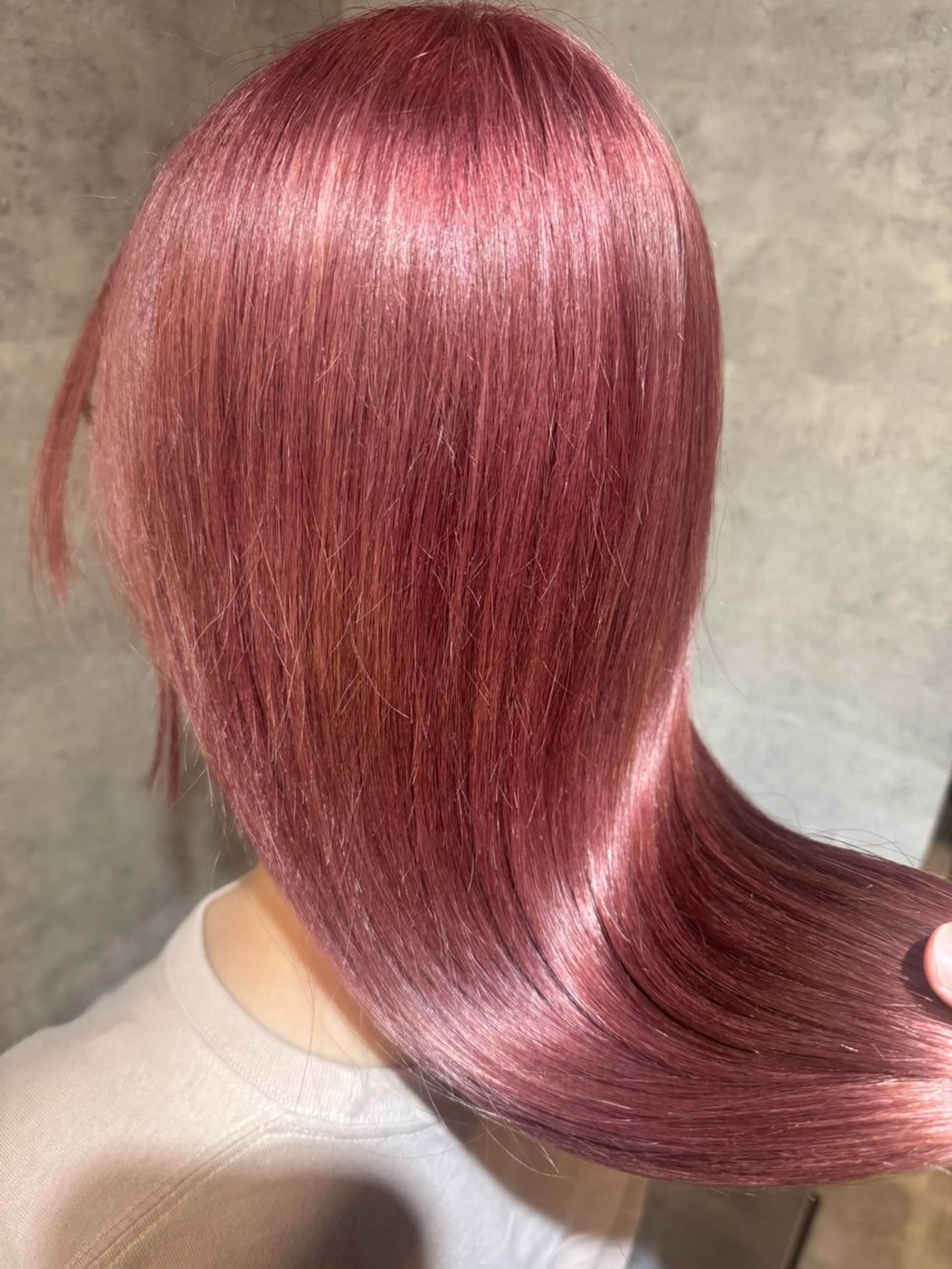 セミロング 韓国風ヘア ヘアカラー CHARA Chalone池袋店所属・髪質改善池袋𓊆石原 大士𓊇ダブルカラーのヘアスタイル