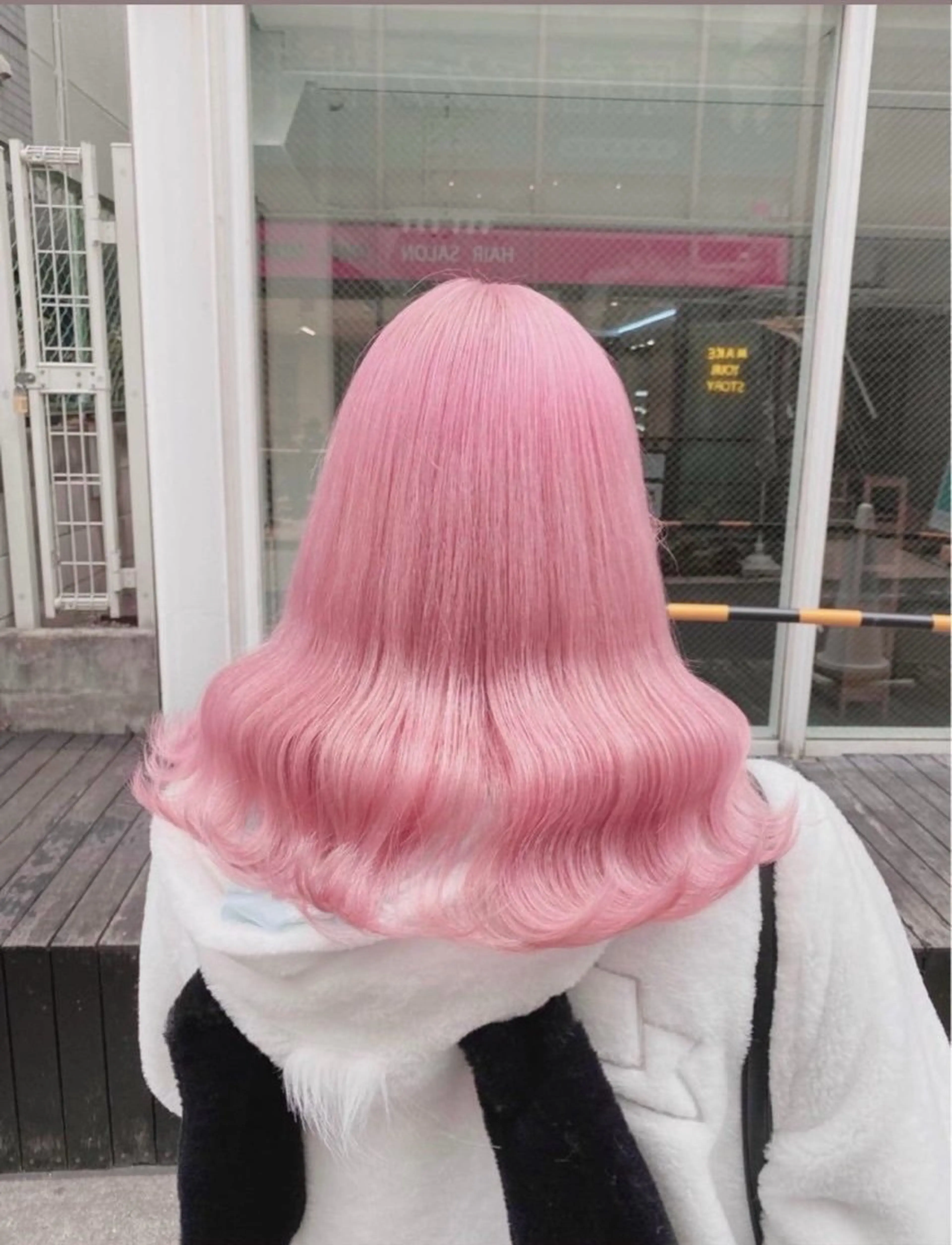ロング カラー ヘアアレンジ ヘアカラー トリートメント 💕誰より可愛い💕 ピンク🎀YUUKAのヘアスタイル