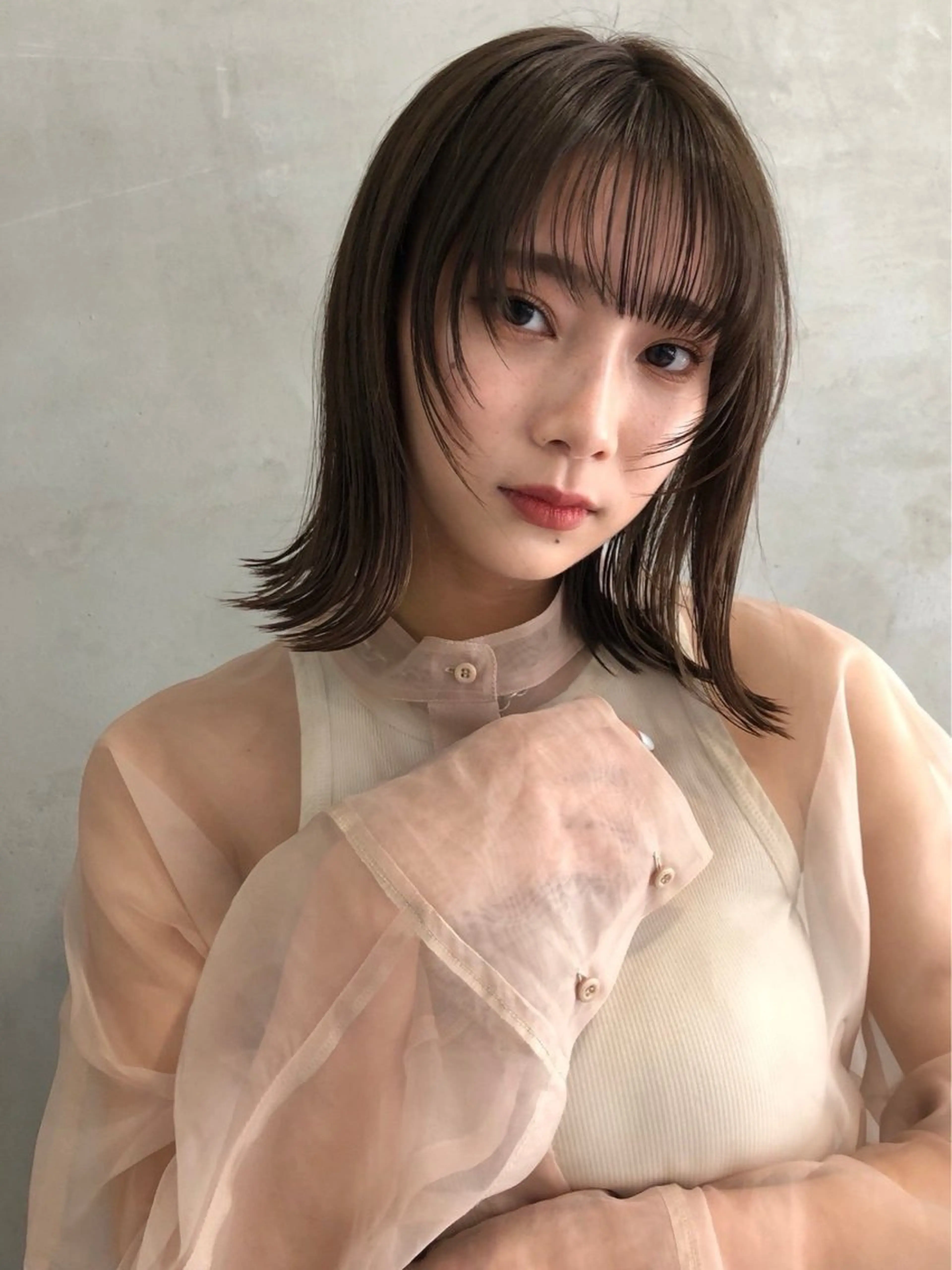 ミディアム カラー 💎髪質改善/艶カラ ー🌟加藤陸🌟のヘアスタイル