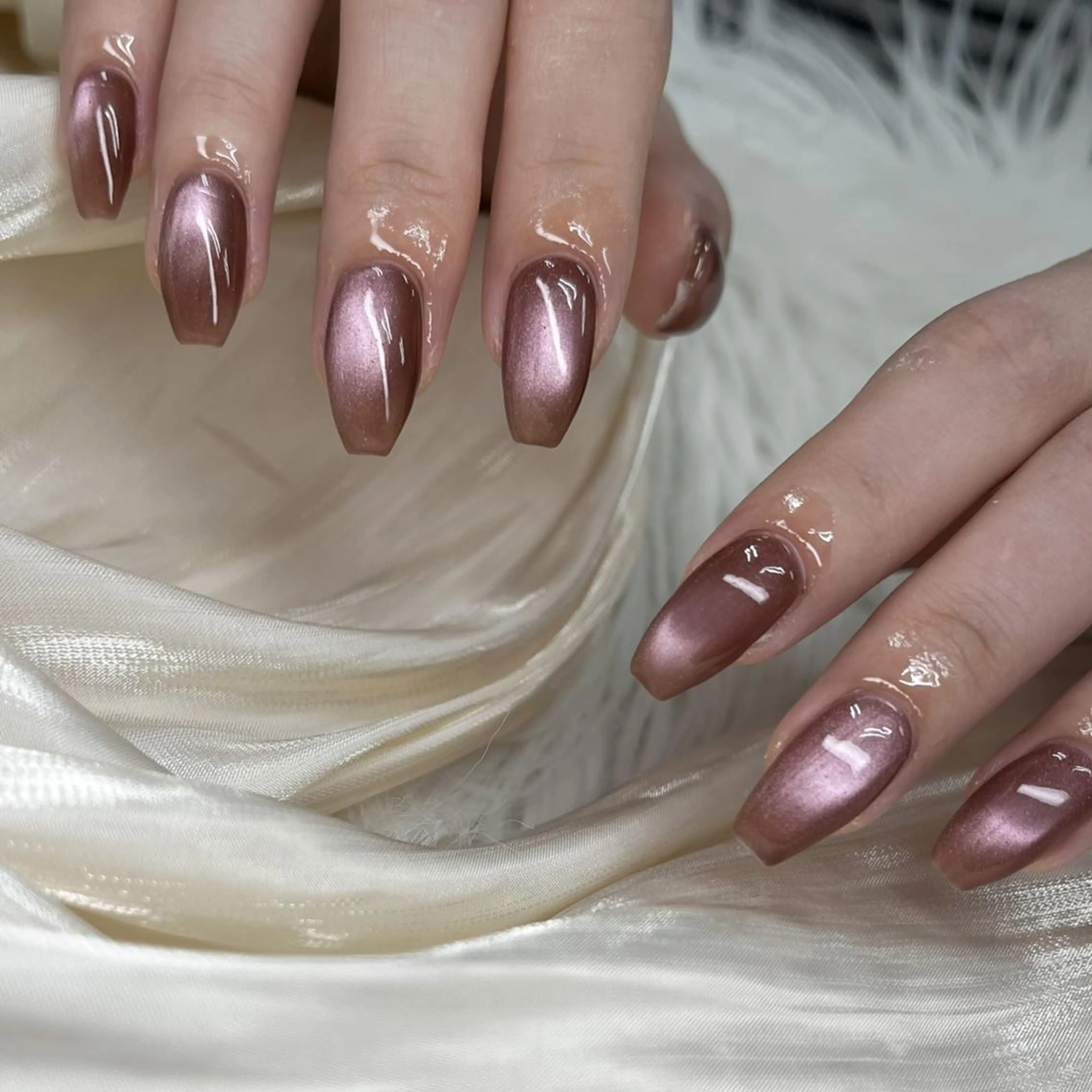 ネイル マグネットネイル ハンドネイル ♡tener♡ YURINEのネイルデザイン