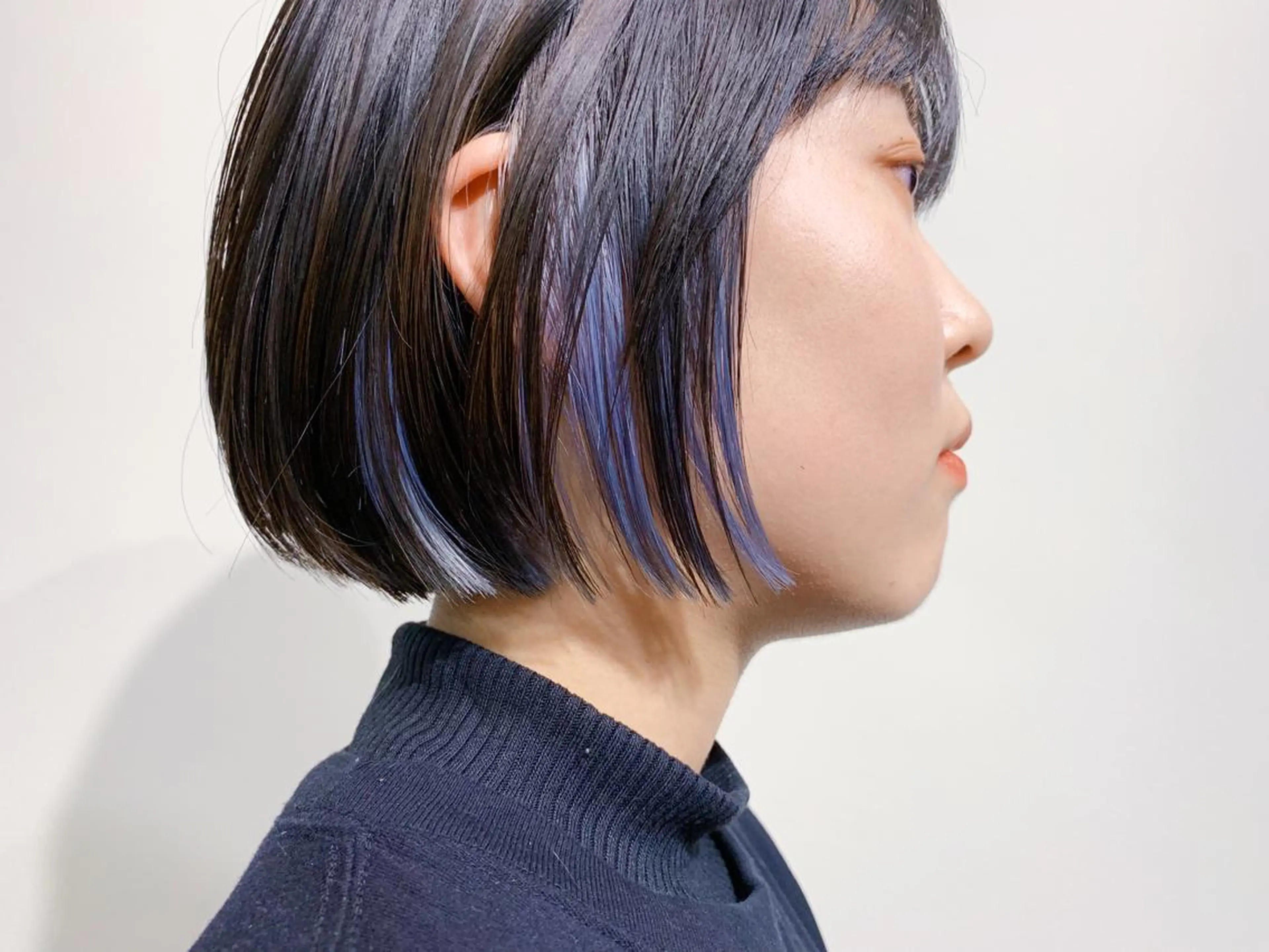 ショート カラー ブルーカラー カット ヘアカラー トリートメント ヘアセット ブリーチカラーNo. 1🌈 RYOGAのヘアスタイル