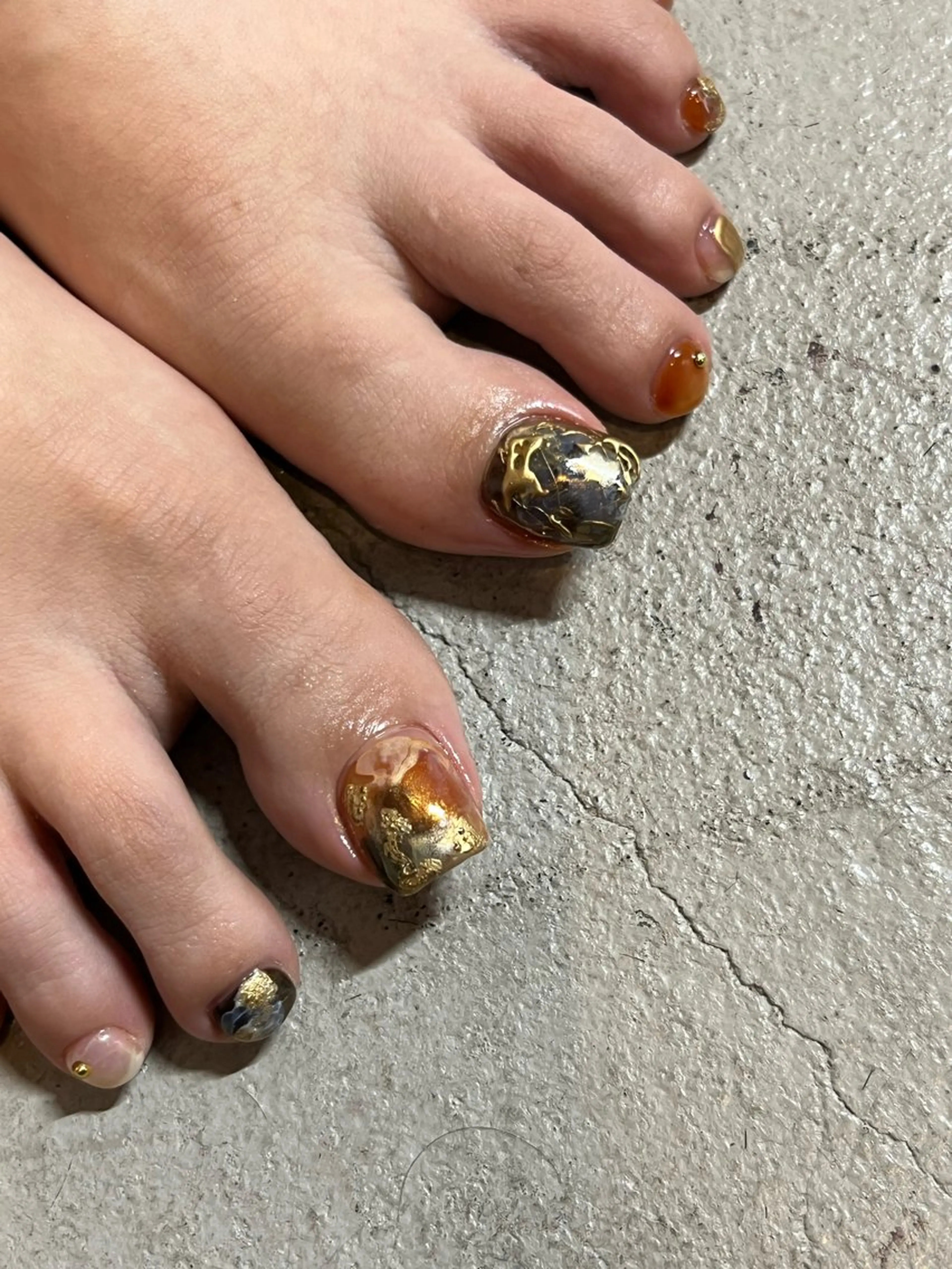 ネイル フットネイル momoka shibuyaのネイルデザイン