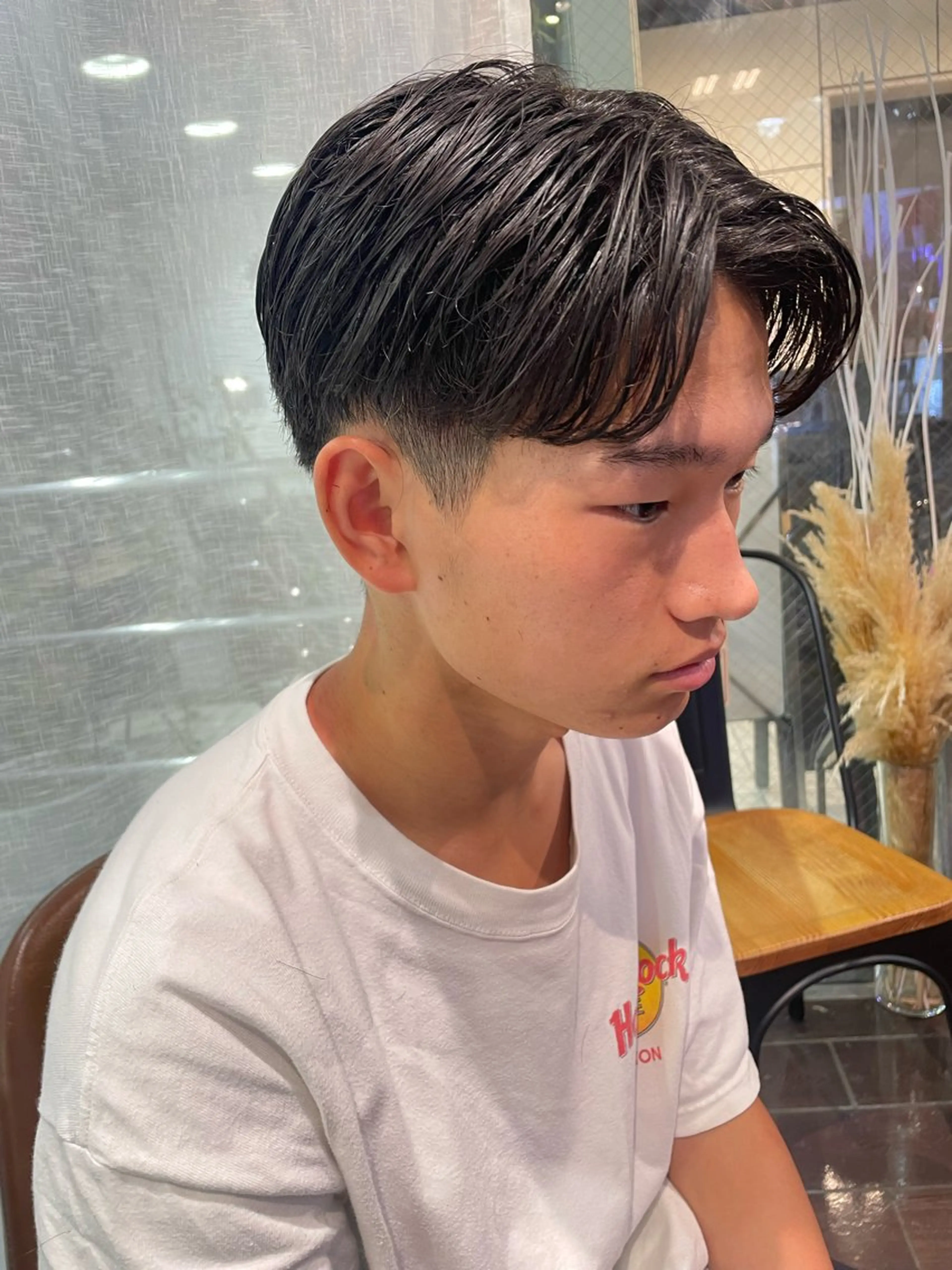 メンズ メンズブリーチ メンズハイトーン メンズ韓国風 マッシュ メンズパーマ designcolo r/似合わせNOKAのヘアスタイル