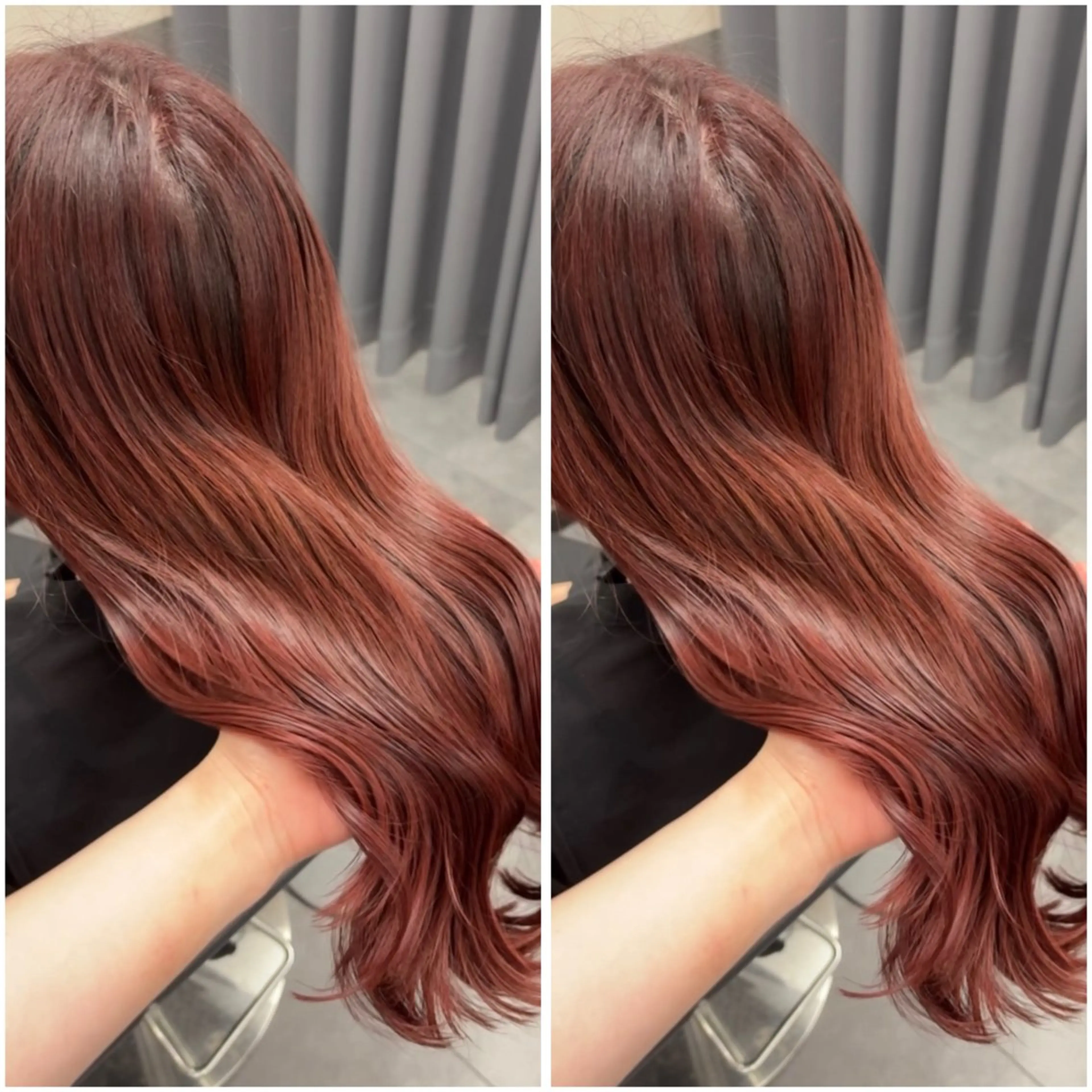 セミロング 森島 愛梨のヘアスタイル