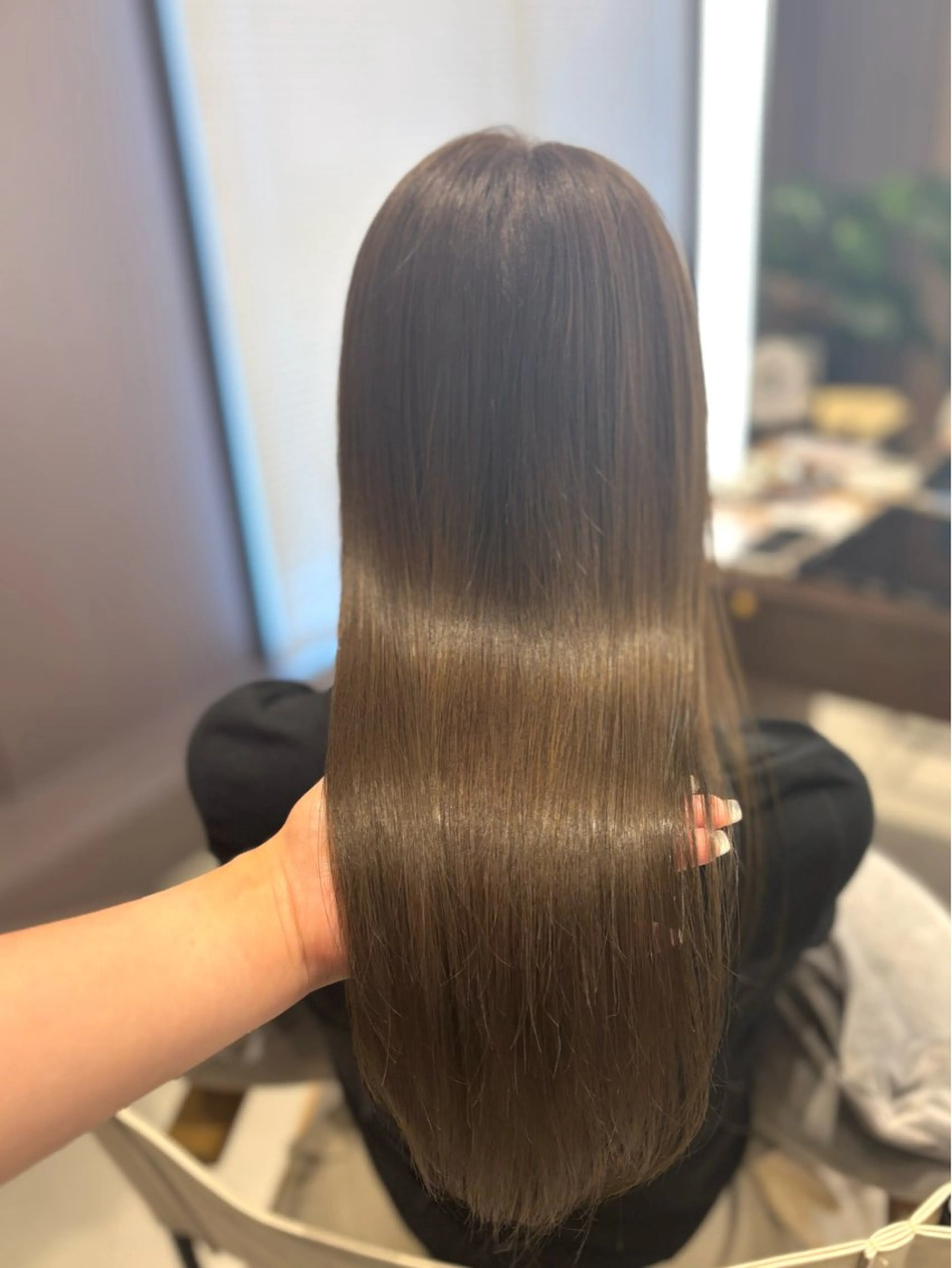 ロング カラー ベージュカラー オリーブベージュ カット ヘアカラー ボブ/レイヤー/暖色 カラー/dai🌿のヘアスタイル