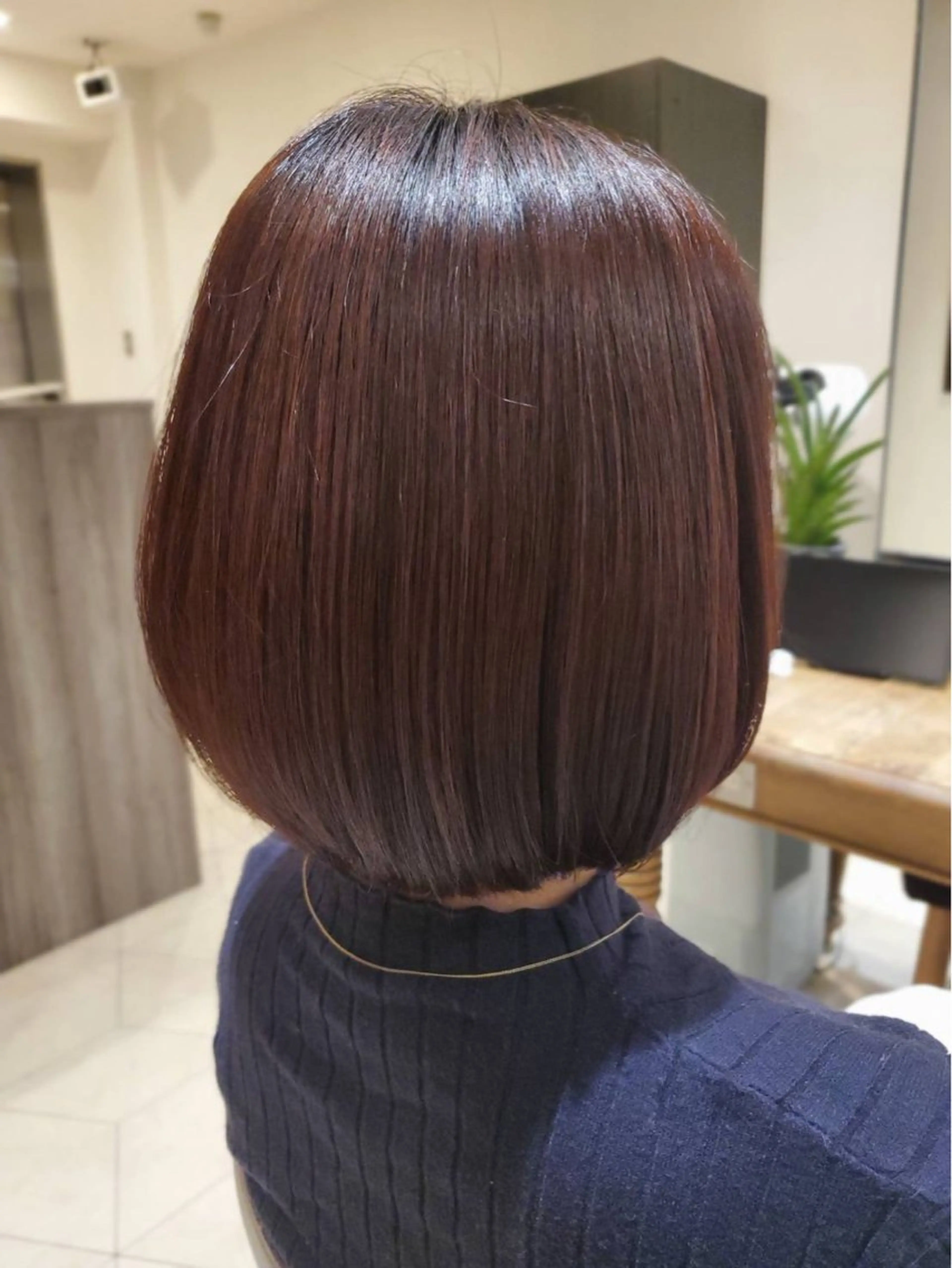 🌟艶髪🌟カット+髪質改善ストレート+艶トリートメント+炭酸スパの写真