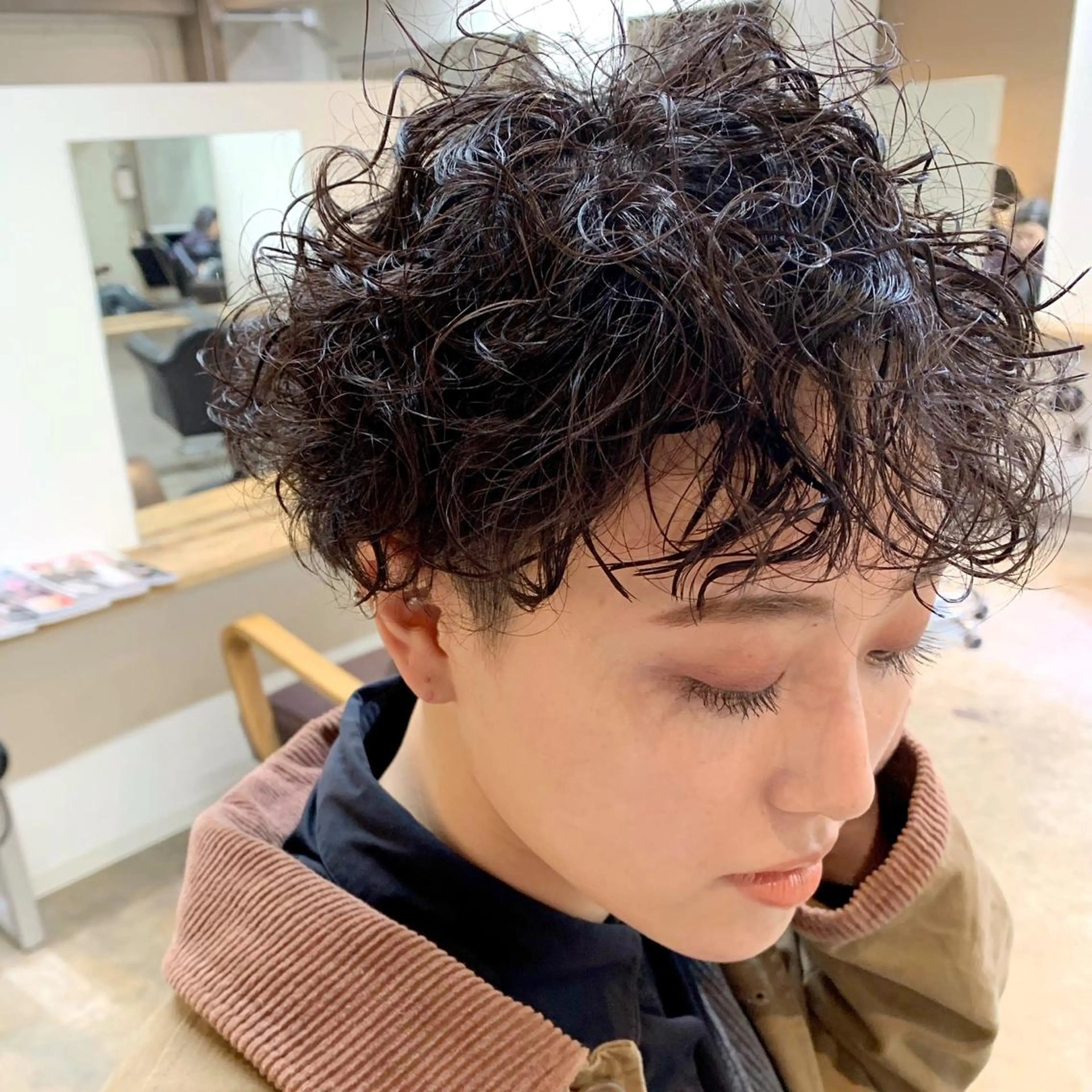 ショート パーマ カット パーマ トリートメント 下北沢 soiのヘアスタイル