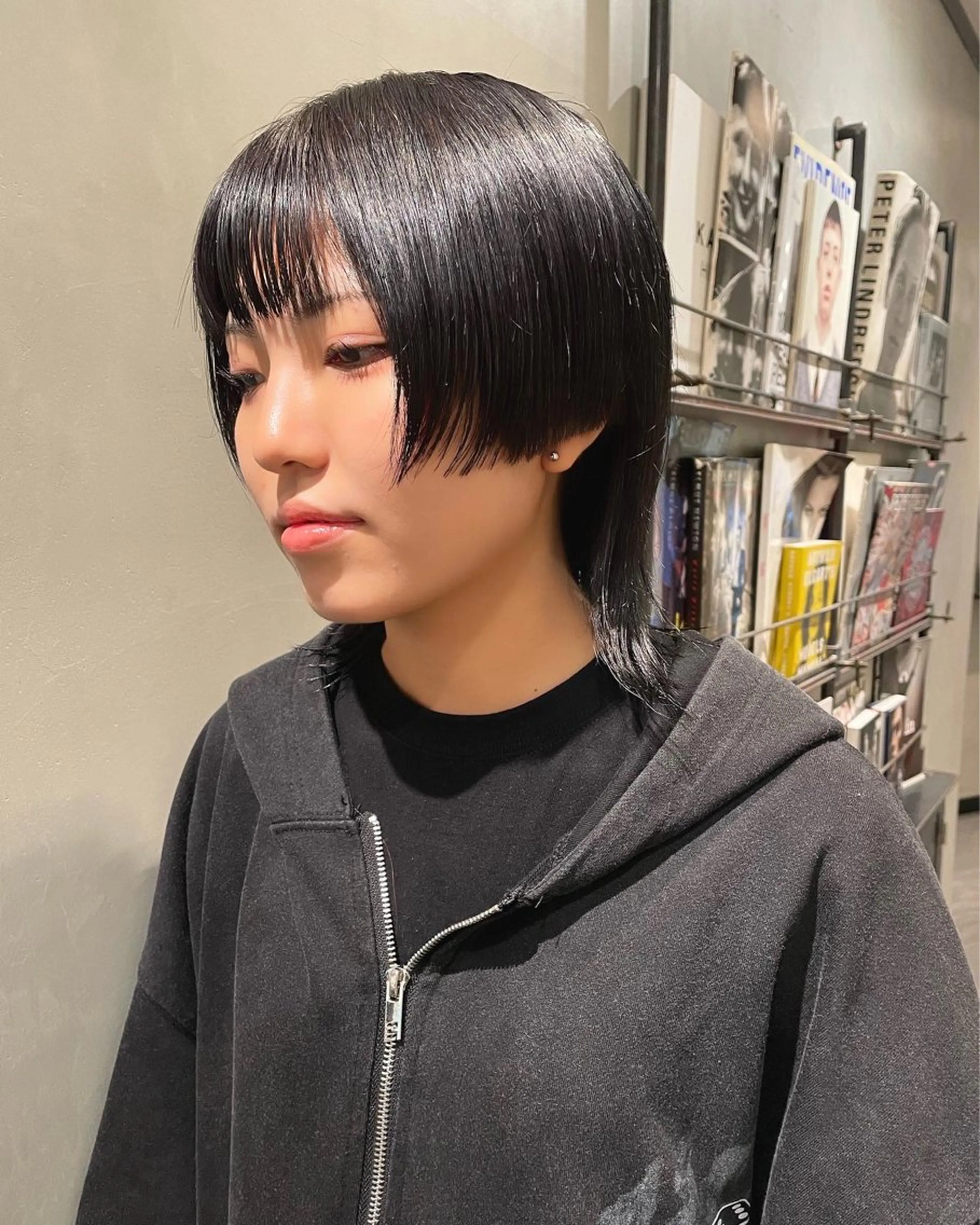 ショート カラー カット ヘアカラー トリートメント 優 作のヘアスタイル