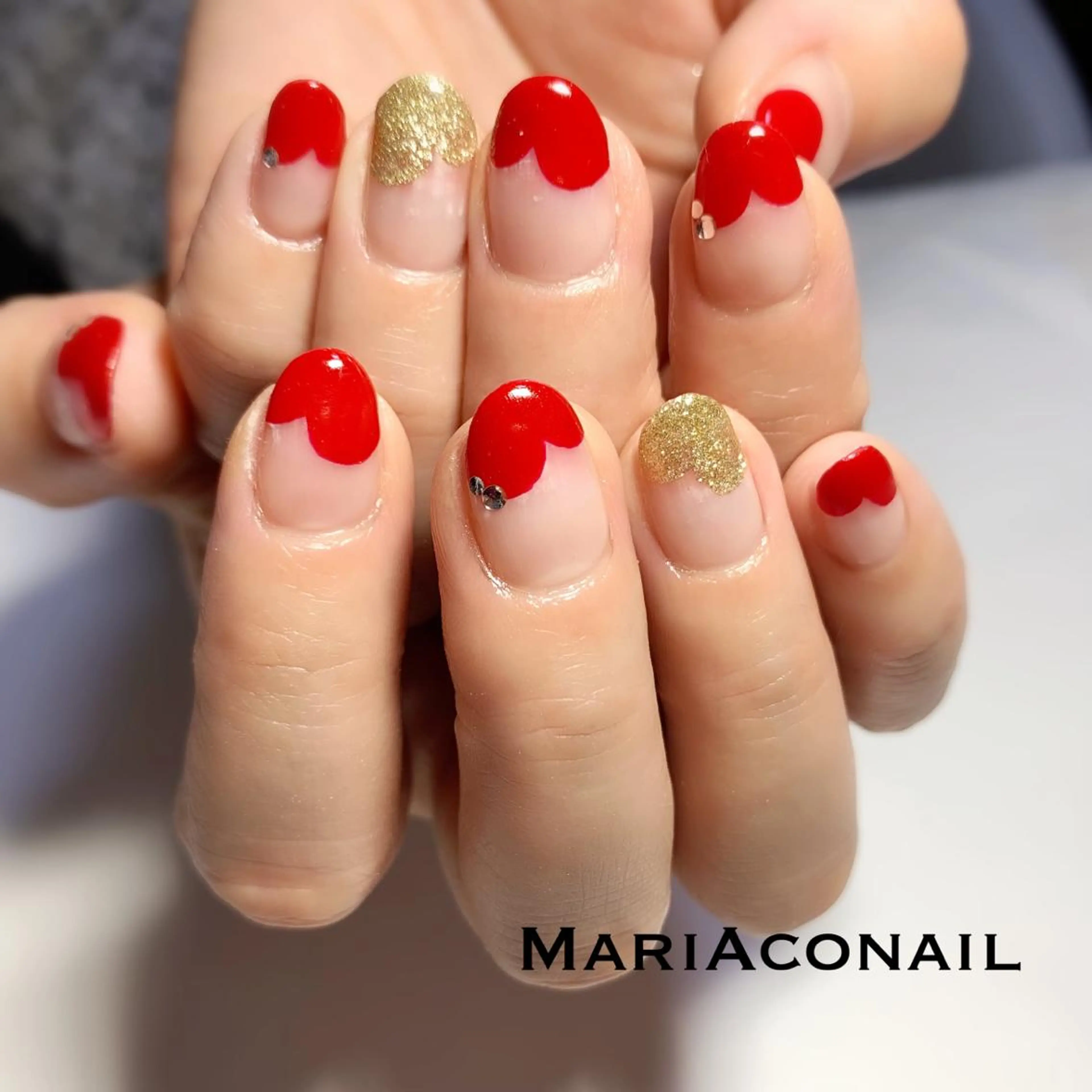 ミディアム ネイル ハンドネイル RUPO nail salon所属・RUPO nail salonのネイルデザイン