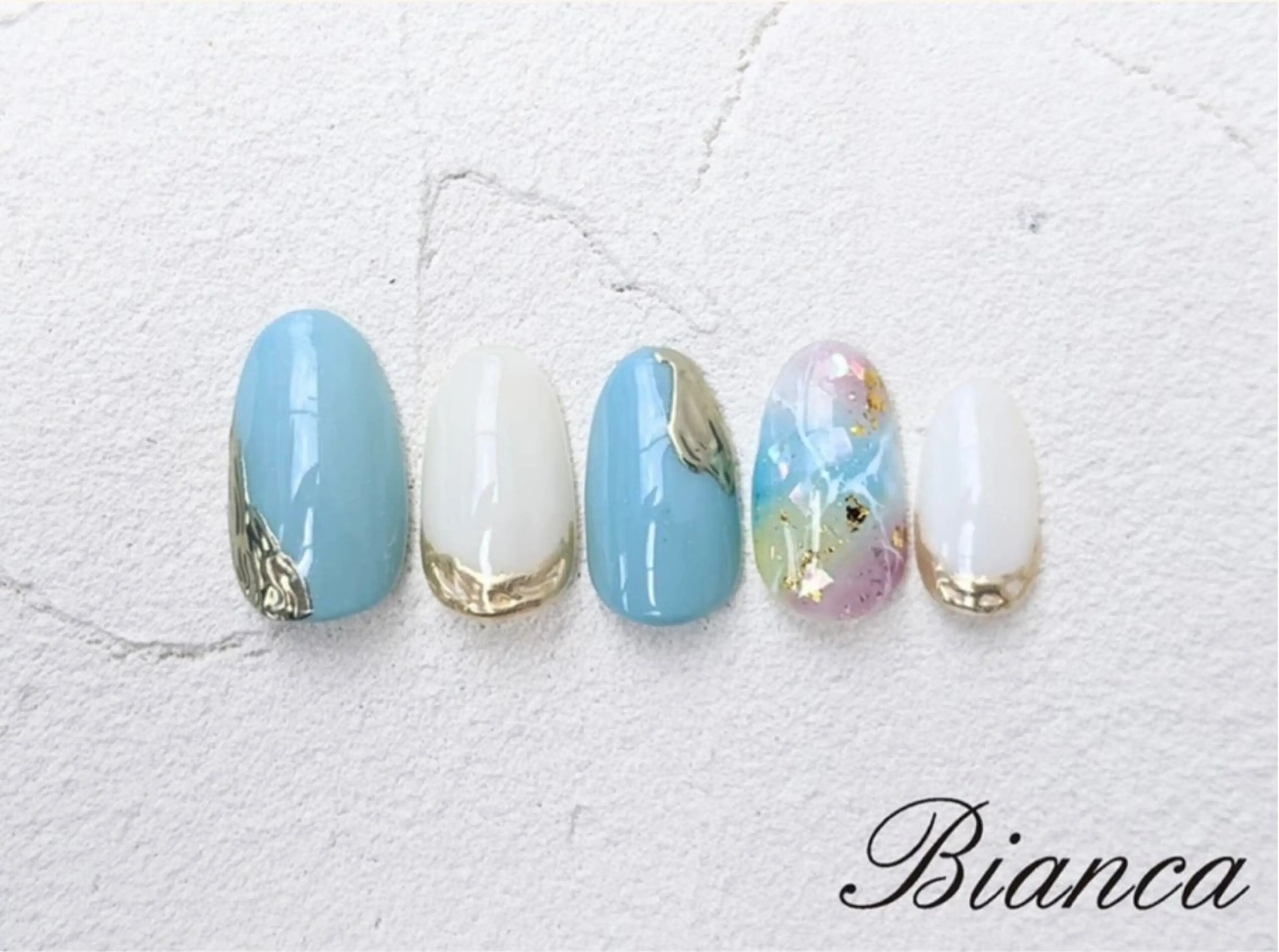 ネイル ハンドネイル BIANCA ✴︎ yukiのネイルデザイン