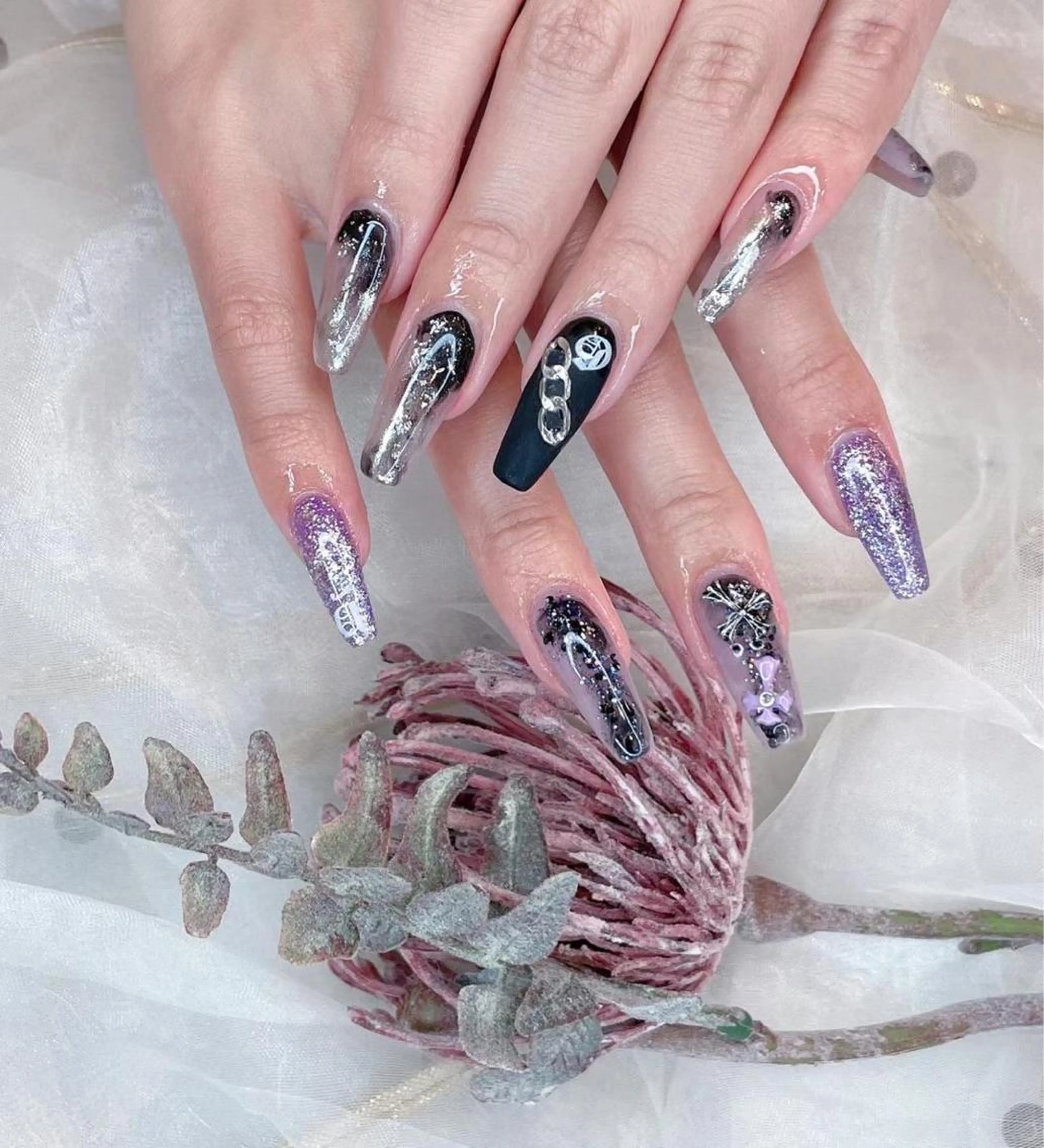 ネイル アートネイル ニュアンスネイル Babarla Nailのネイルデザイン