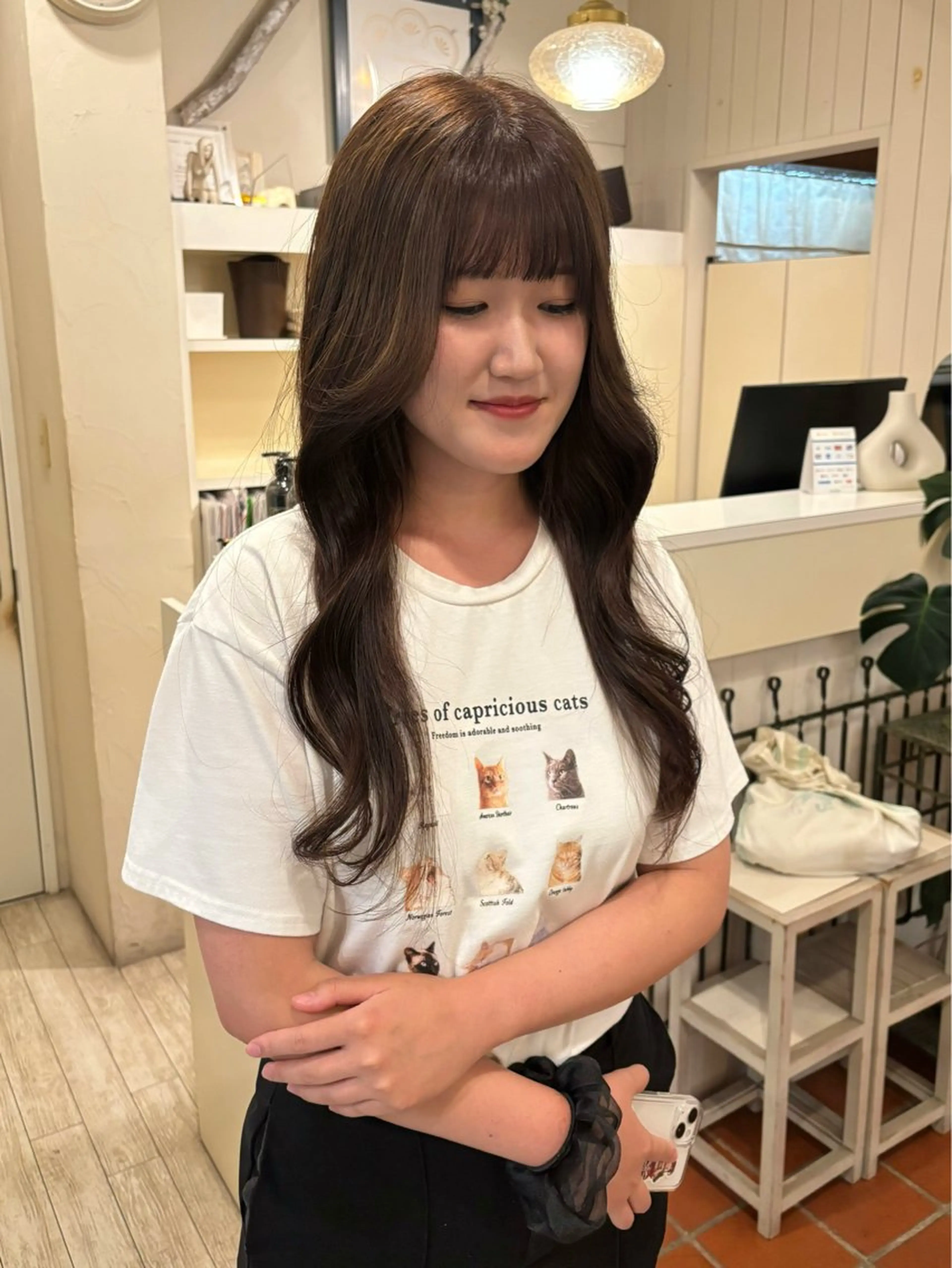ロング カラー 透明感カラー ヘアカラー リトルガーデン/ yuka🧁‎‎のヘアスタイル