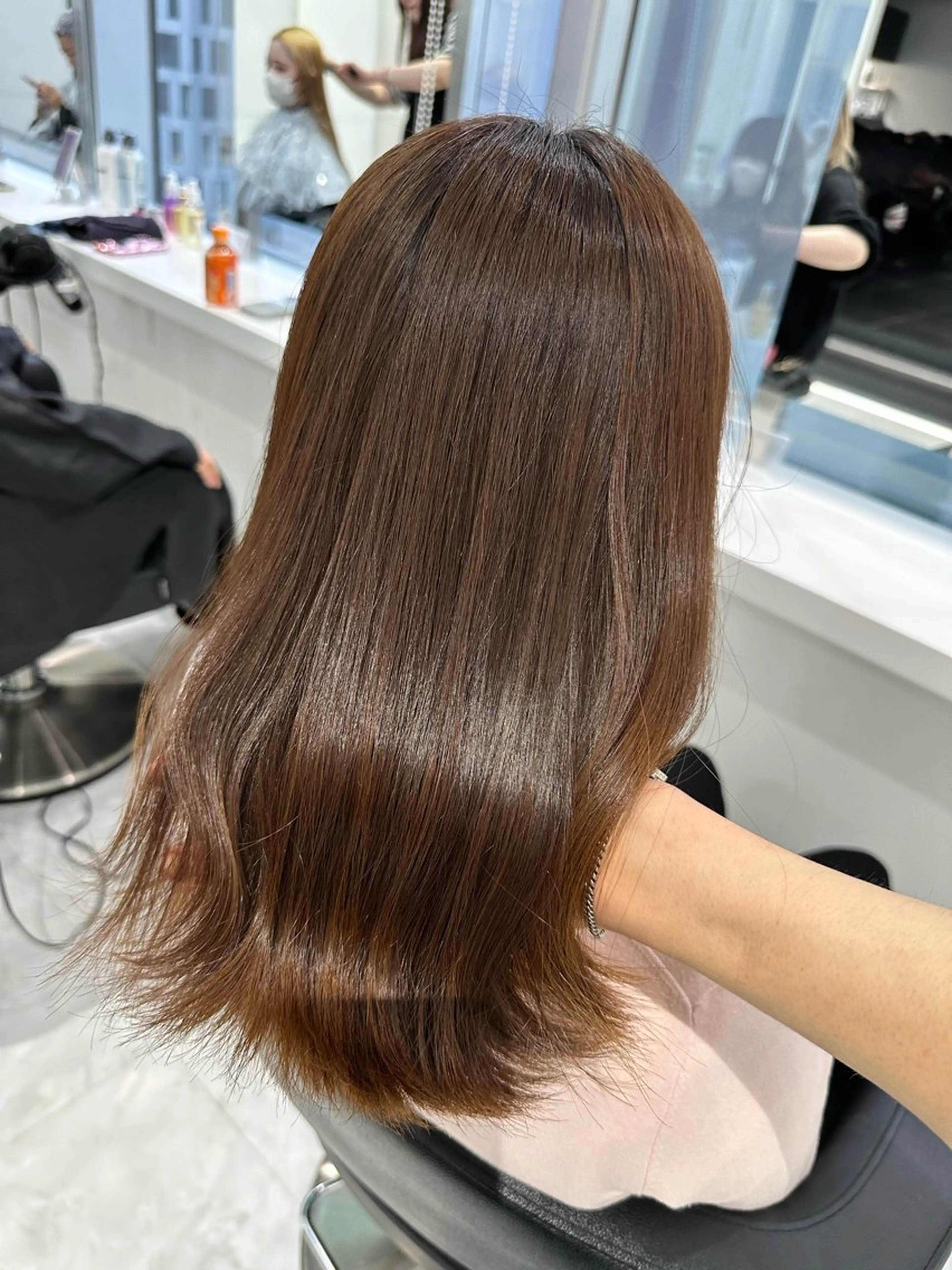 ロング カラー ヘアカラー トリートメント ♡上品韓国髪♡ブラ ウン/SAYATOのヘアスタイル