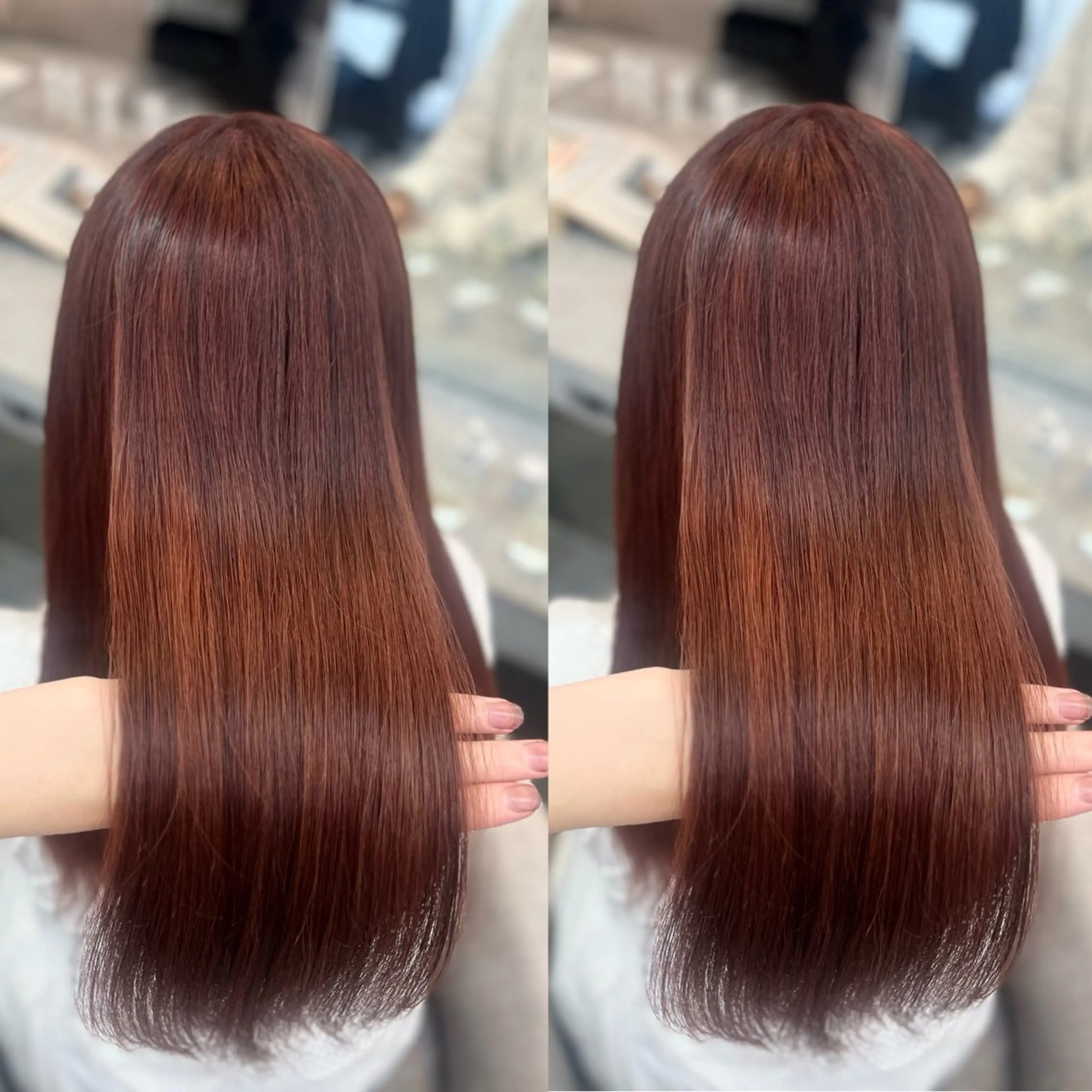 ロング カラー ヘアカラー mimi☪️ 透明感カラー💎のヘアスタイル