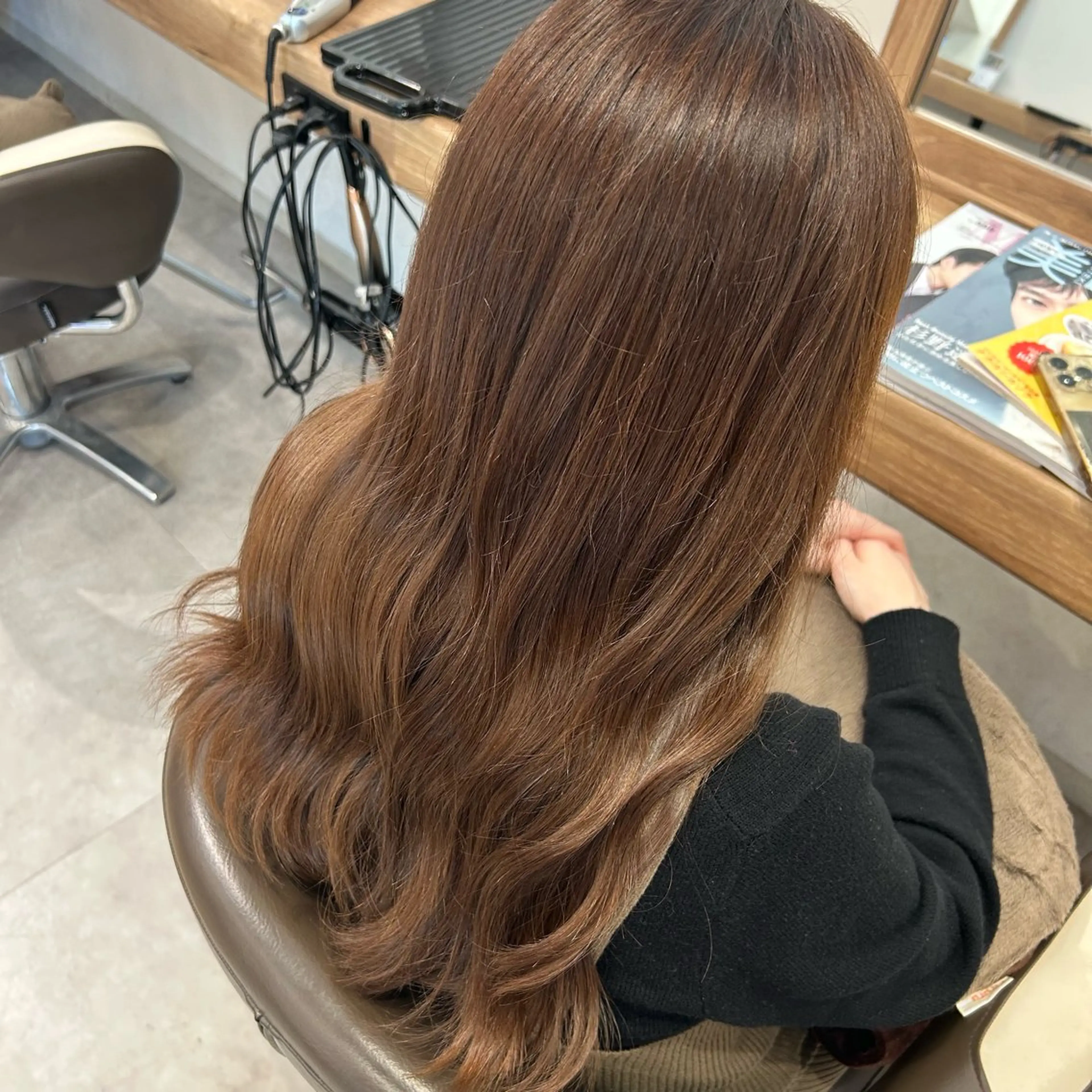 カラー ヘアカラー 渡邊 玲来のヘアスタイル