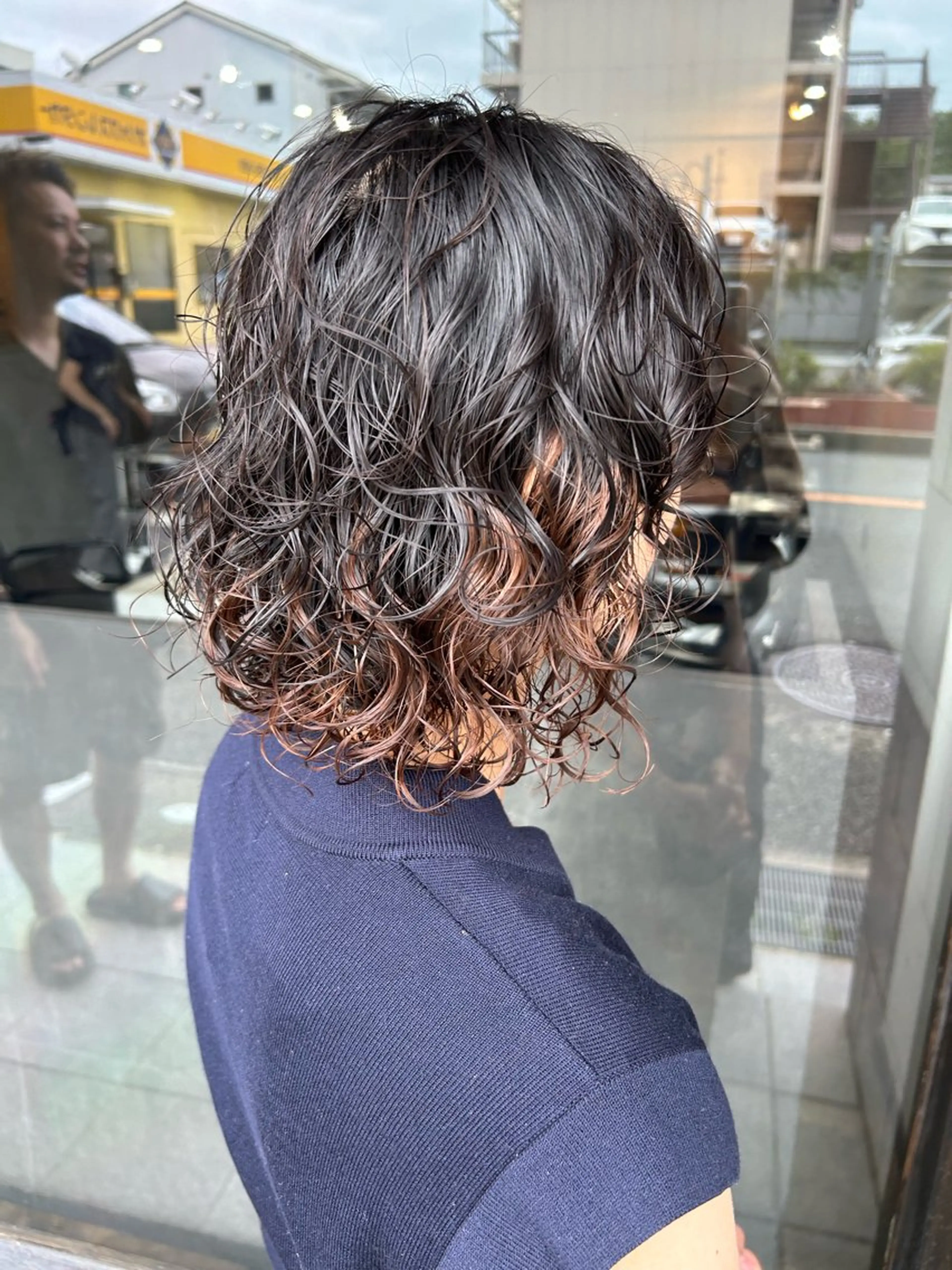 ミディアム パーマ ミディアムパーマ パーマ SOLANA所属・【髪質改善】 むかいみきのヘアスタイル