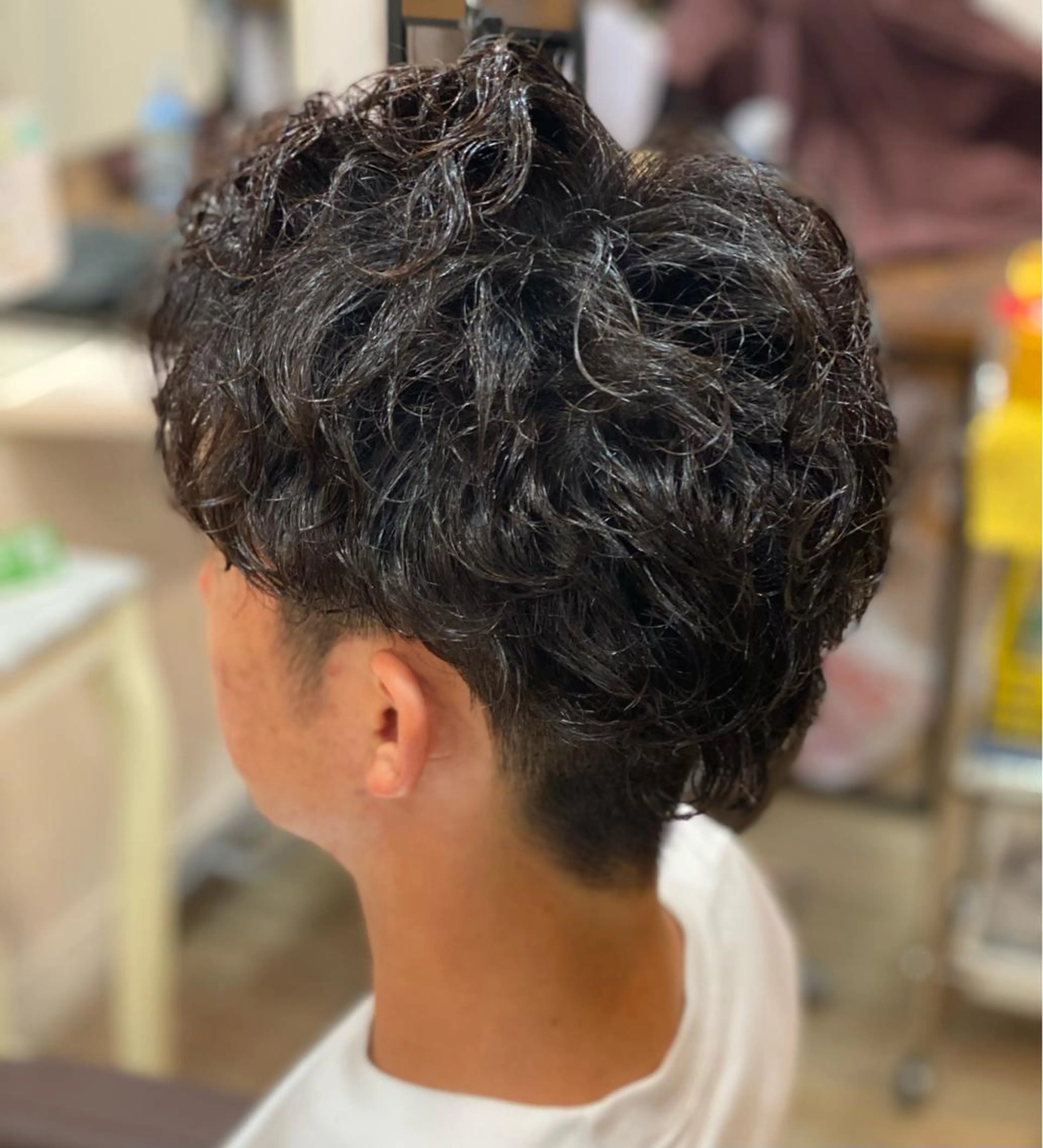 ショート カット パーマ 鈴木 雅人のヘアスタイル
