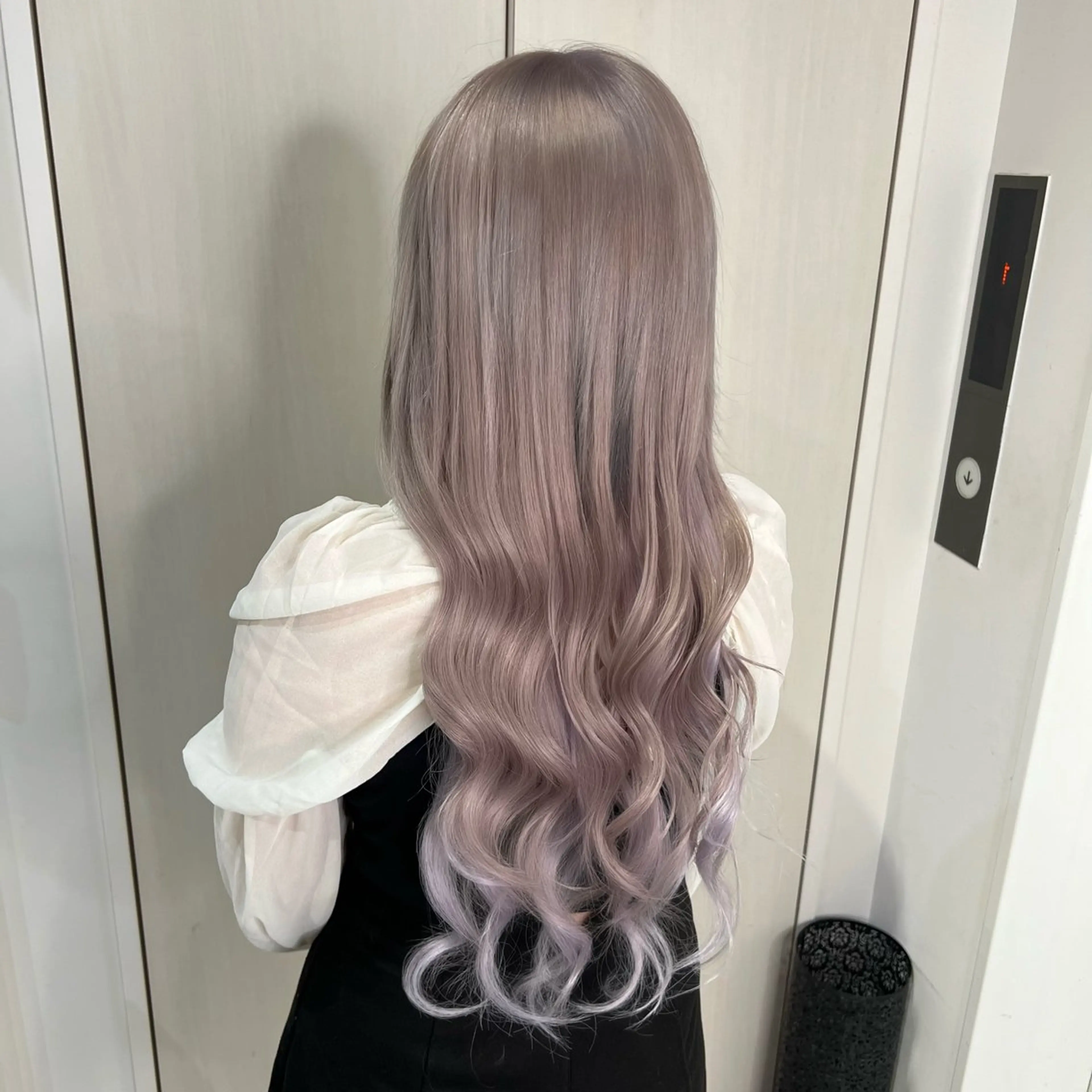 ロング カラー ブルーカラー ヘアカラー エクステ 🦋エクステ🦋 TOMOKAのヘアスタイル