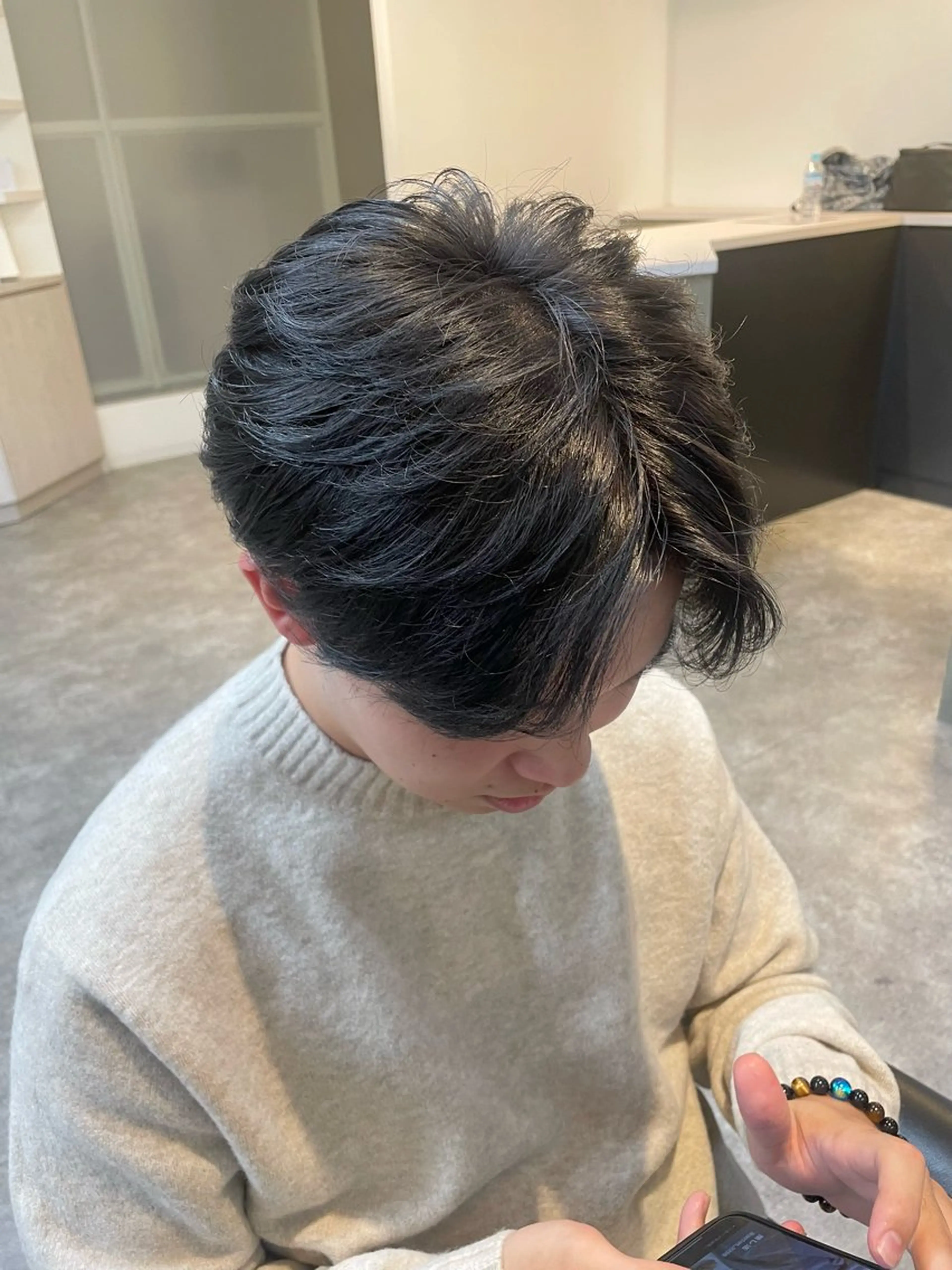 カラー 札幌クロスパーマ /🎀柴田ひな🎀のヘアスタイル