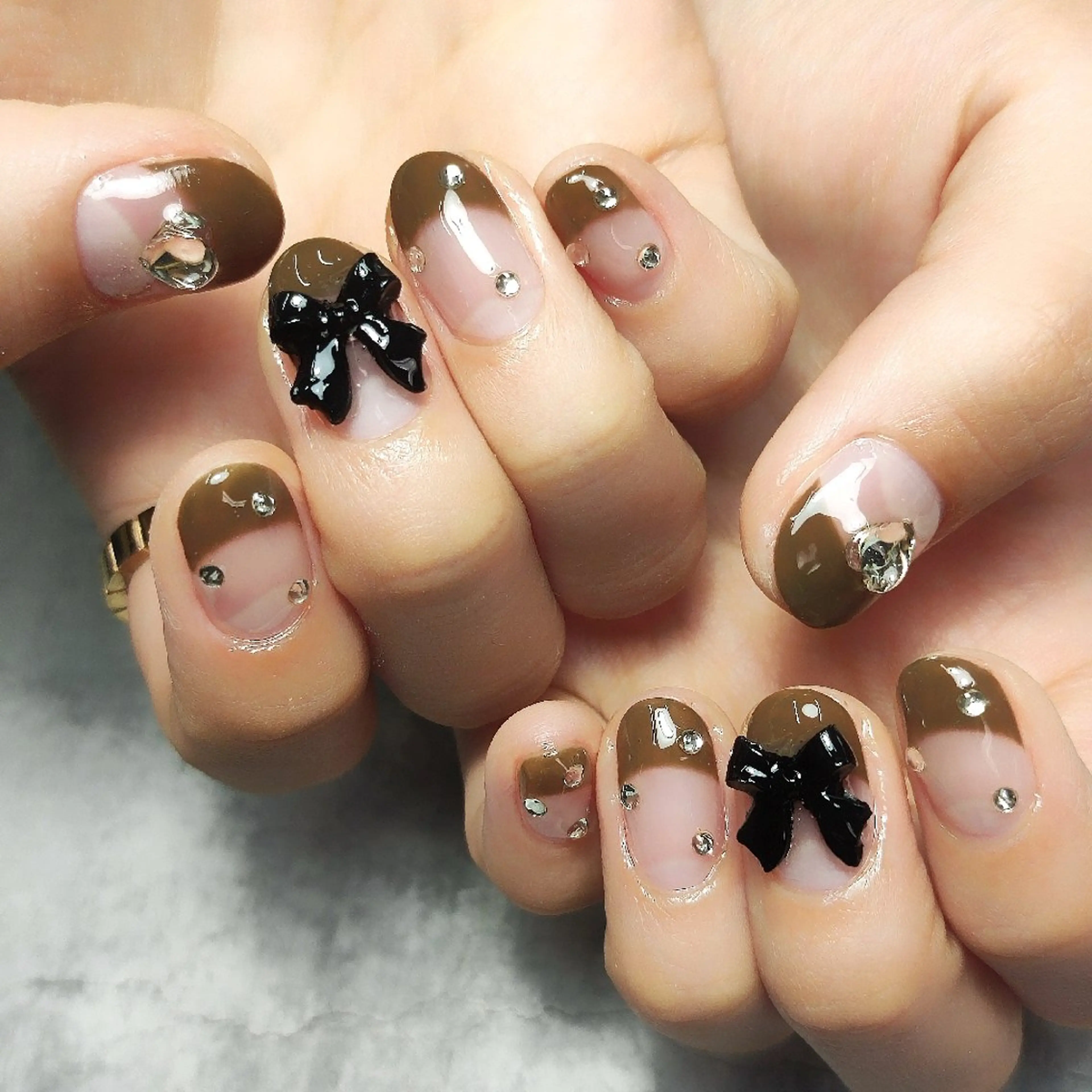 ネイル フレンチネイル 個人サロン saltnailのネイルデザイン