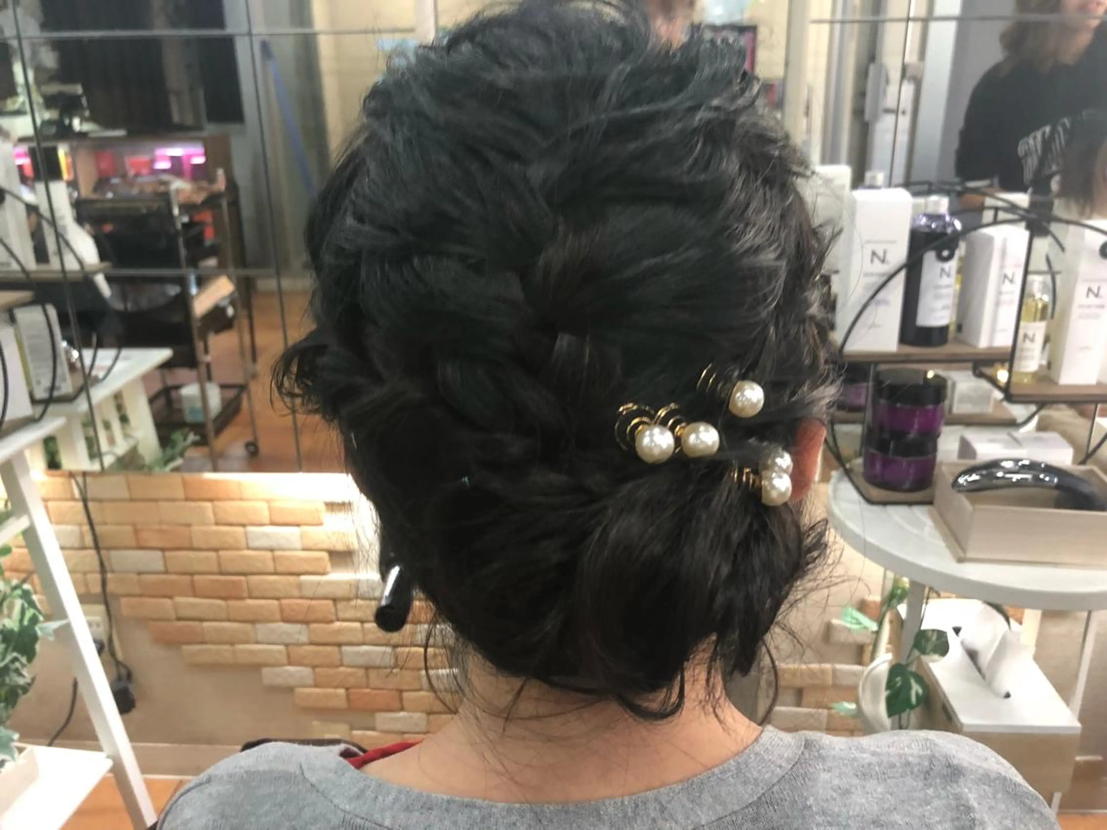 ヘアアレンジ 結婚式・ブライダル alpha. カラーエクステ下妻のヘアスタイル