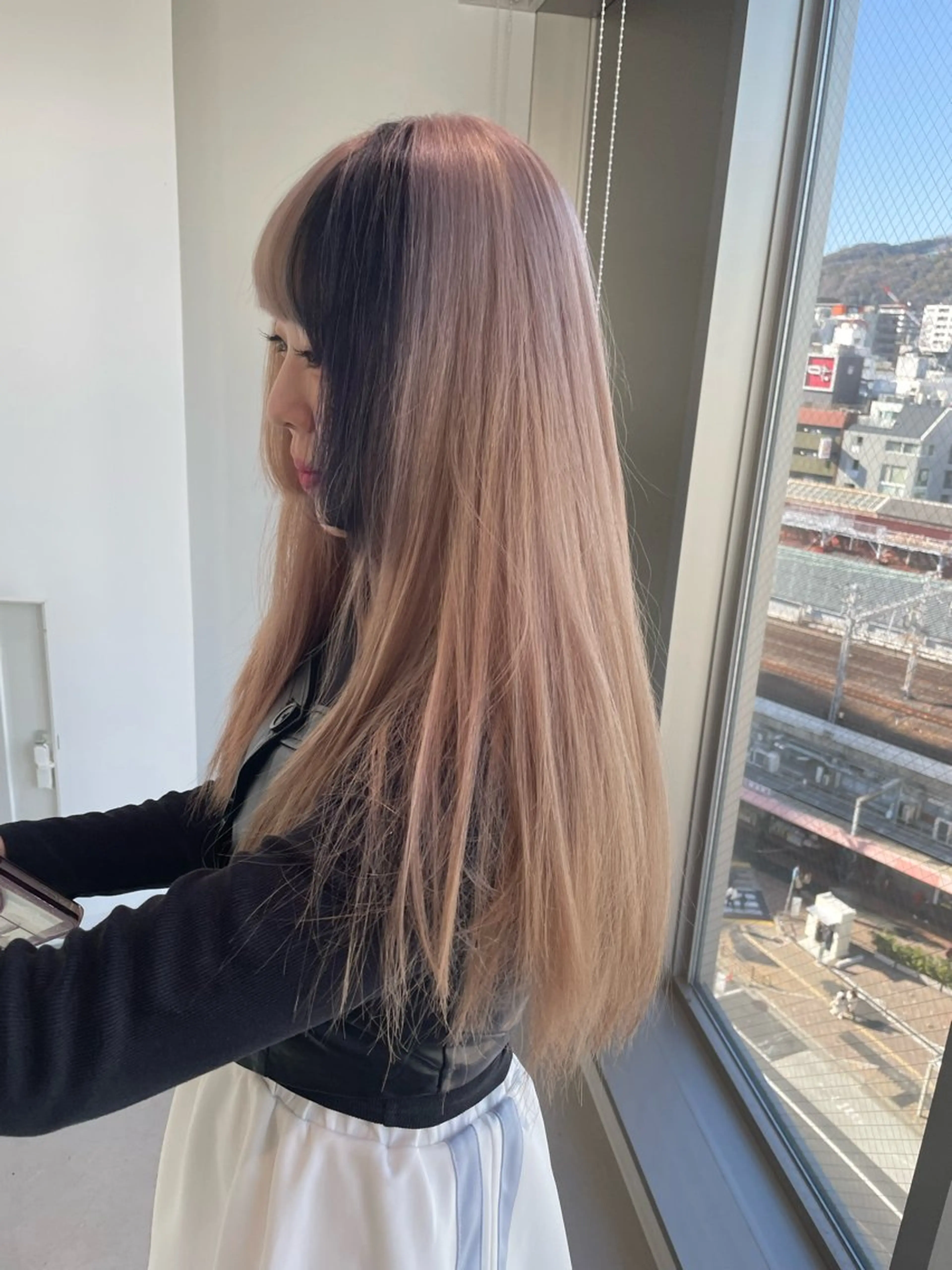 ロング カラー ヘアアレンジ カット ヘアカラー トリートメント 🎗秋山勇 /三宮指名No.1のヘアスタイル