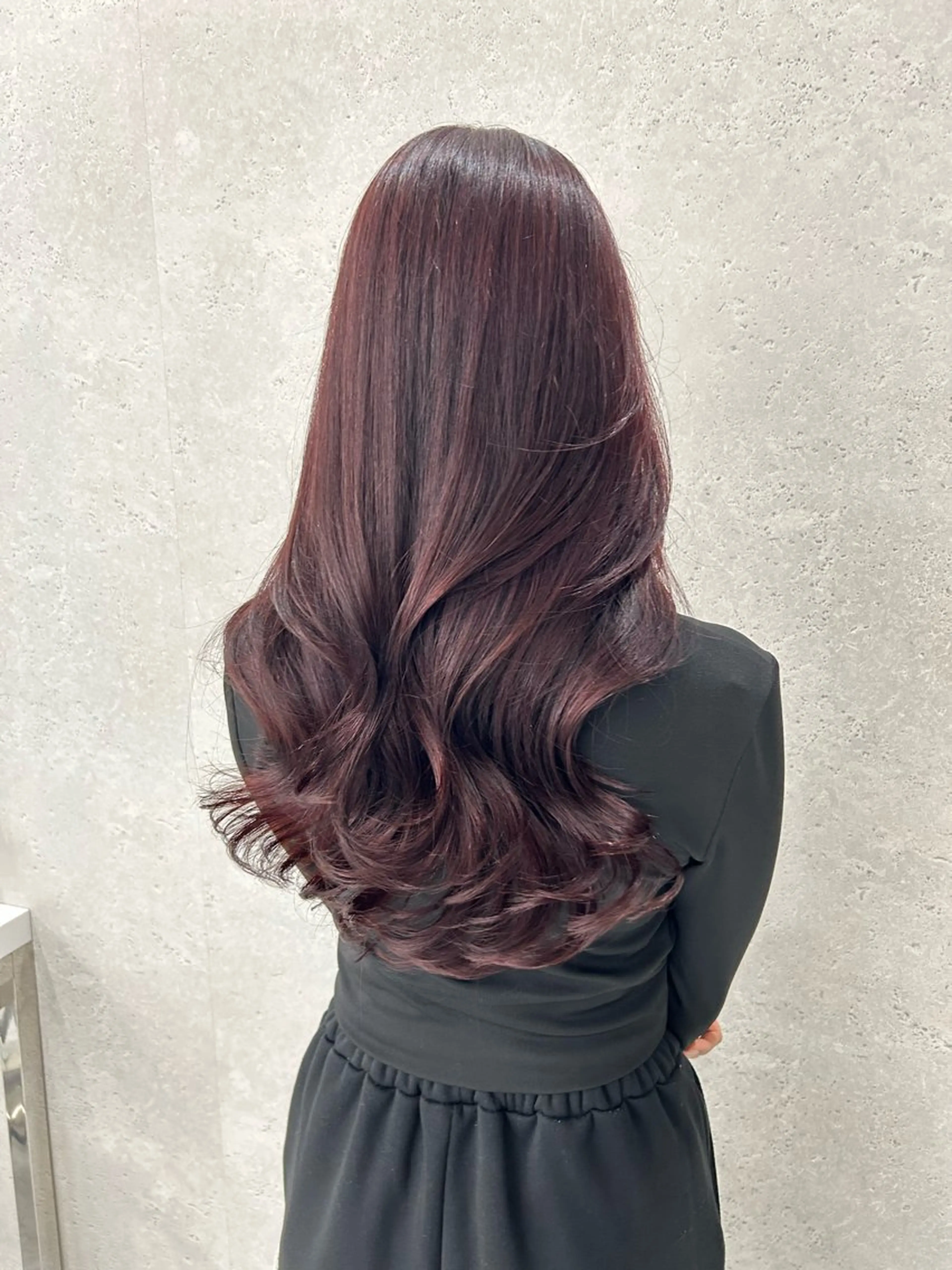 ロング カラー ヘアアレンジ 盛れる韓国RED🥀 sayakaのヘアスタイル