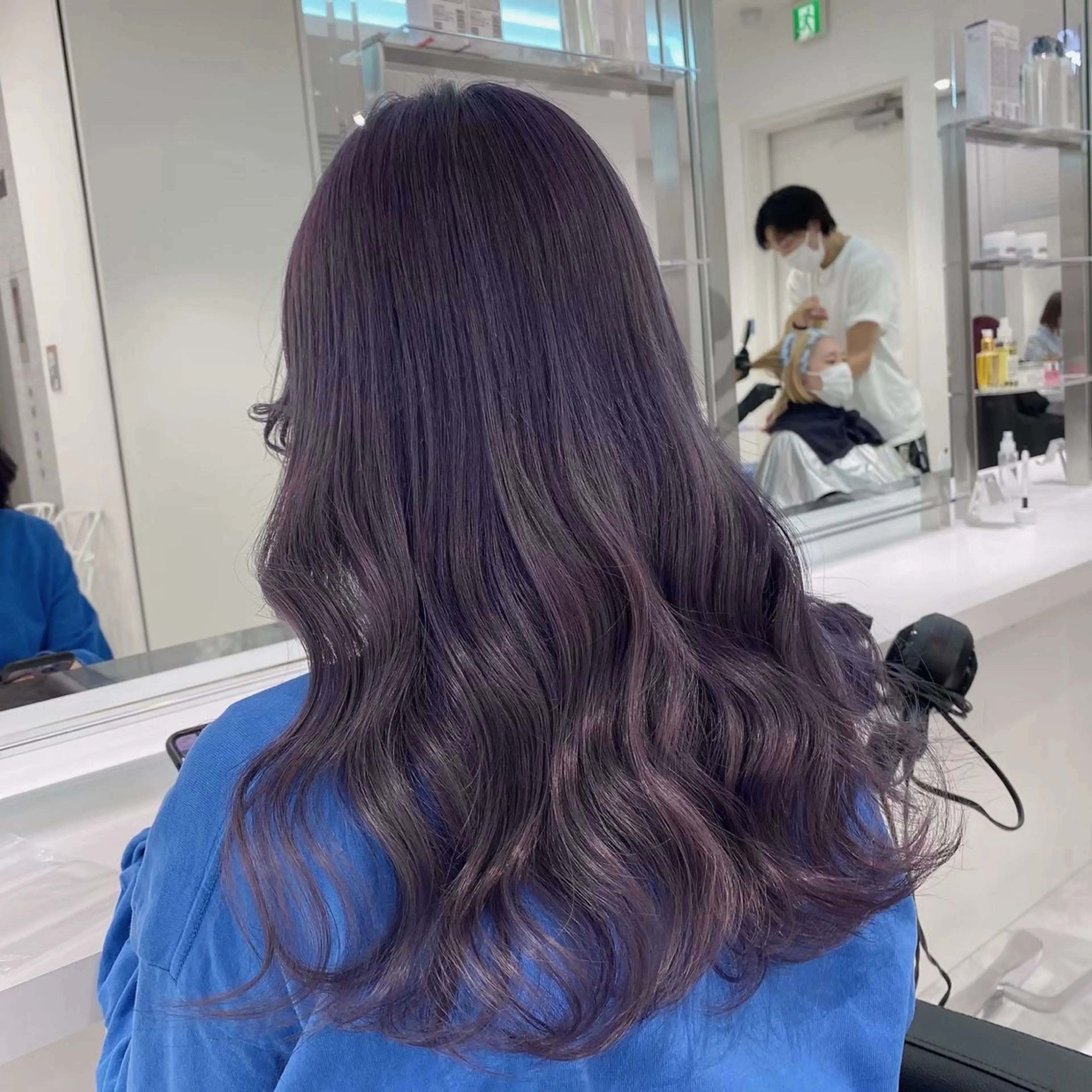 ロング カラー ブリーチなし艶カラー タクト🫧のヘアスタイル