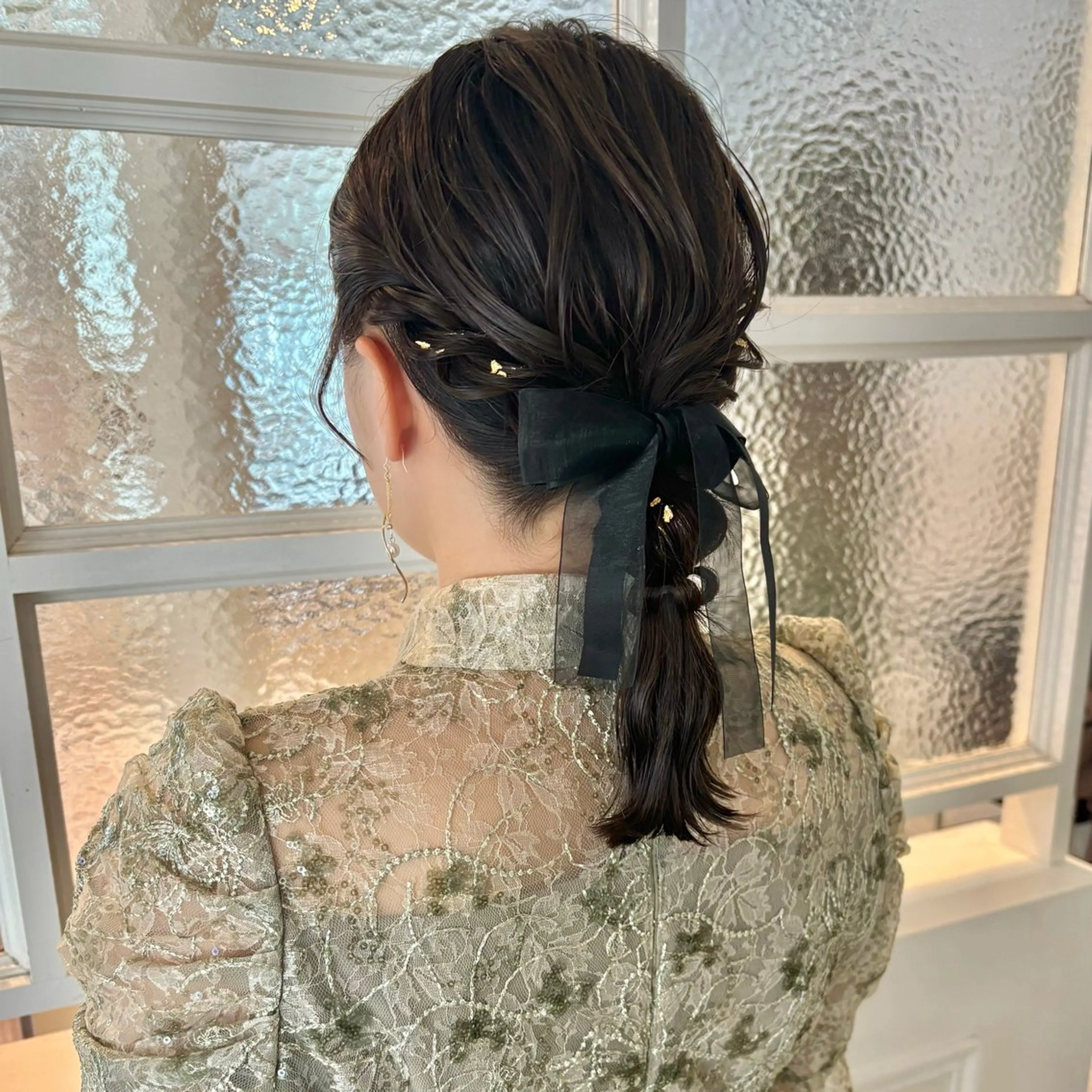ミディアム ヘアアレンジ ヘアセット 高橋澪🥂 似合わせstyle.のヘアスタイル