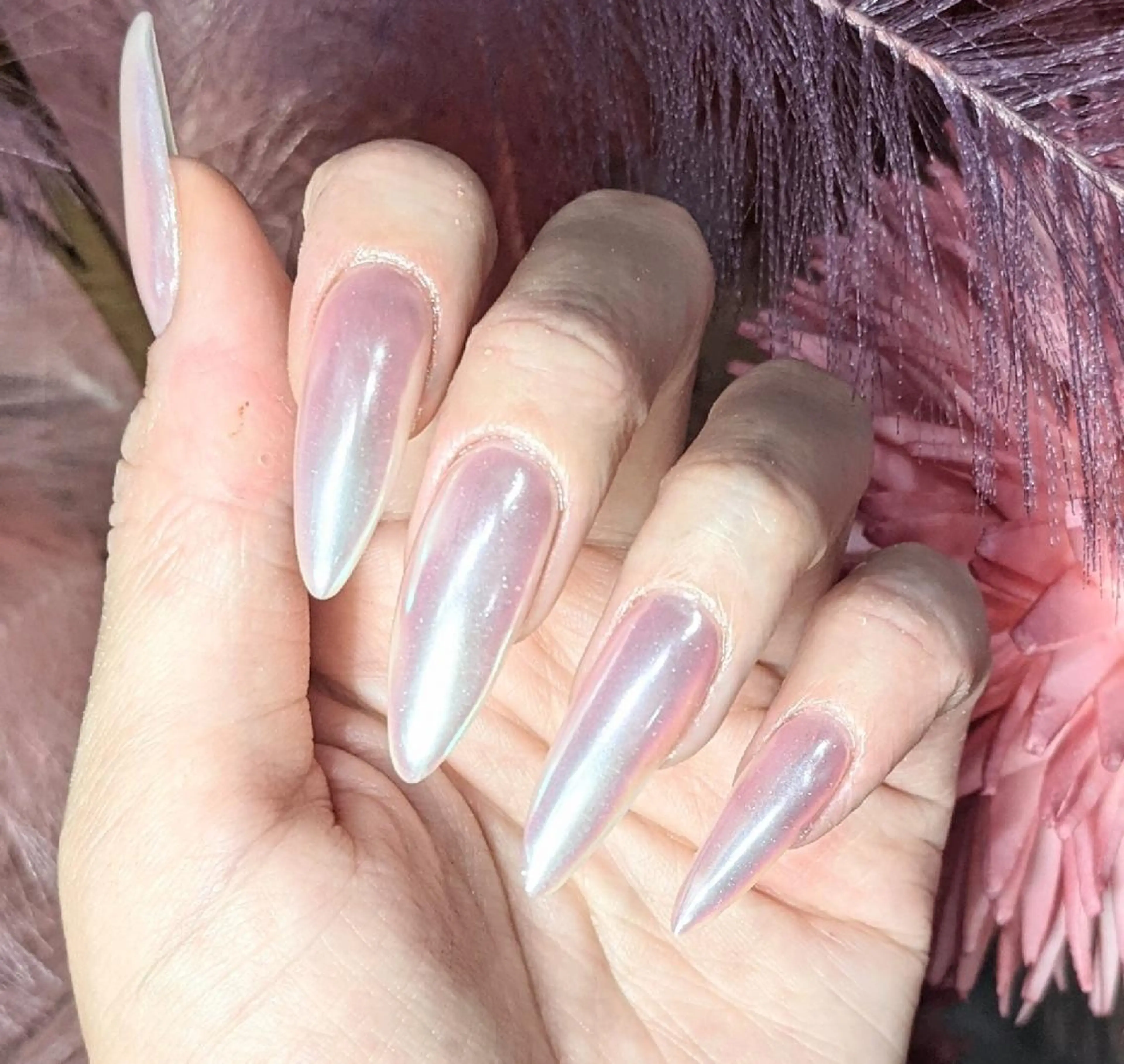 ネイル ホワイト 2B__nails ニービー京都伏見区のネイルデザイン