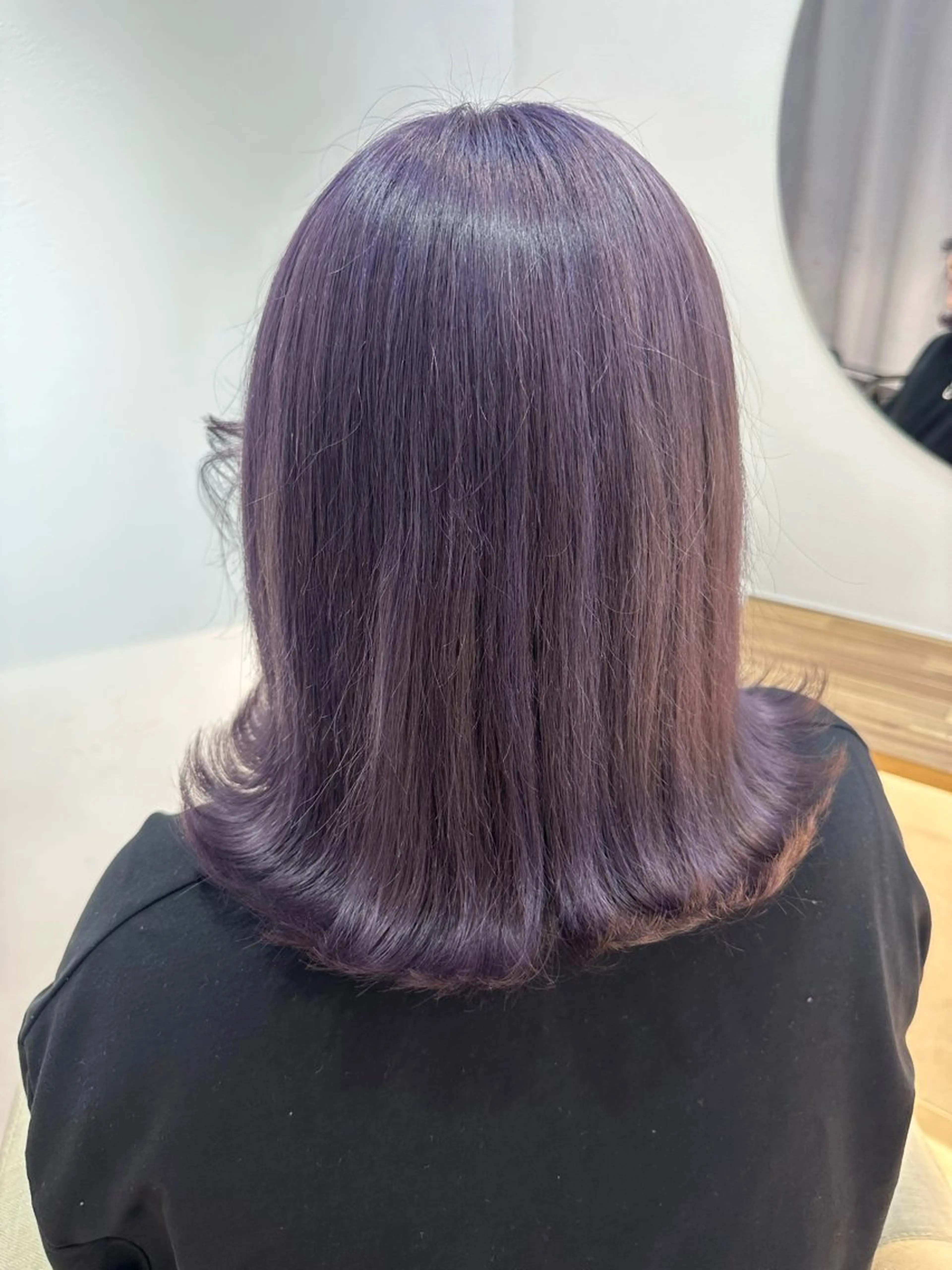 ミディアム Rio🎀 艶カラー/韓国のヘアスタイル
