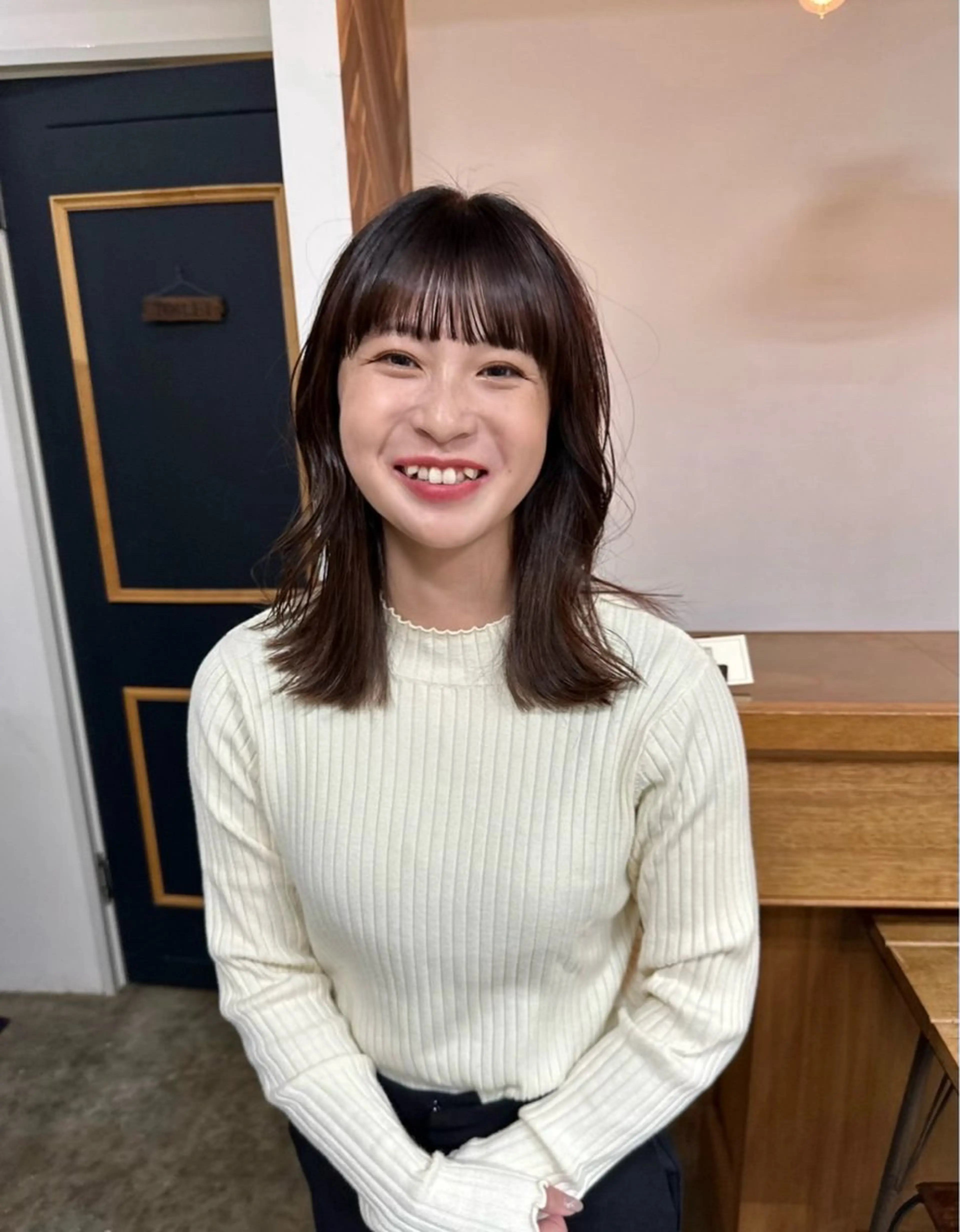 セミロング NAGISA 🎀カットモデル🎀のヘアスタイル
